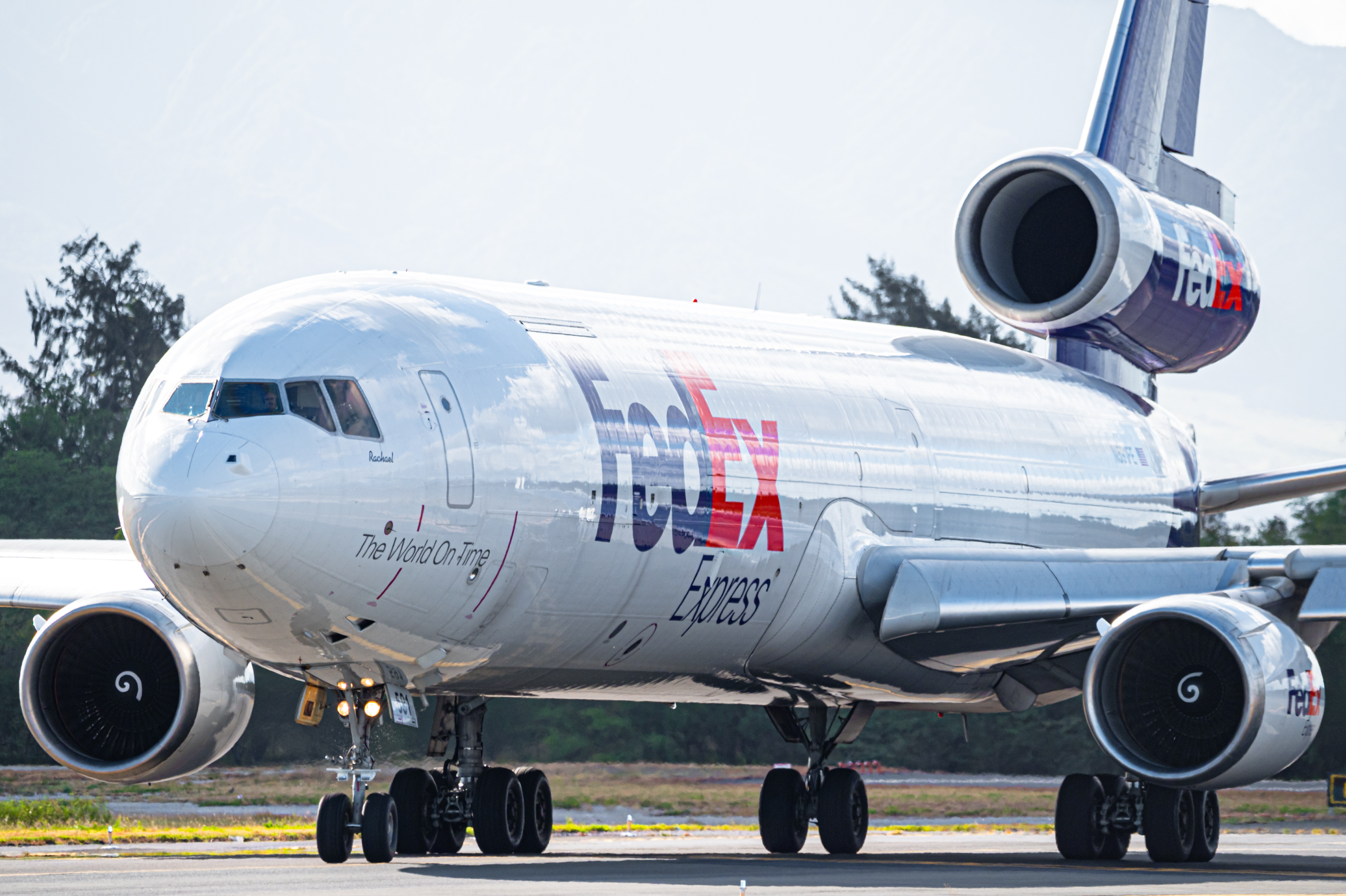 Full size: FedEx McDonnell Douglas MD-11F N591FE at Daniel K Inouye International Airport