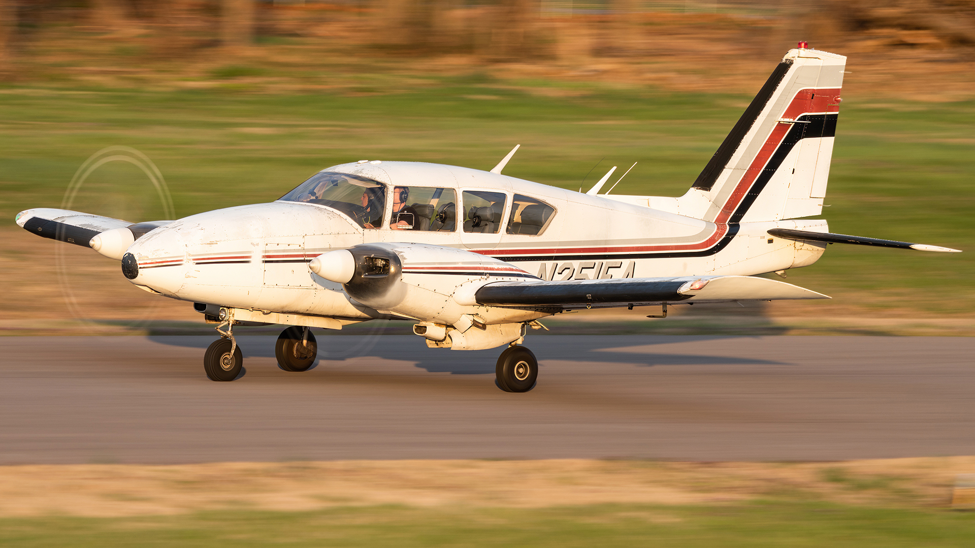 Full size: PRIVATE Piper PA-23 Aztec N251EA at College Park Airport