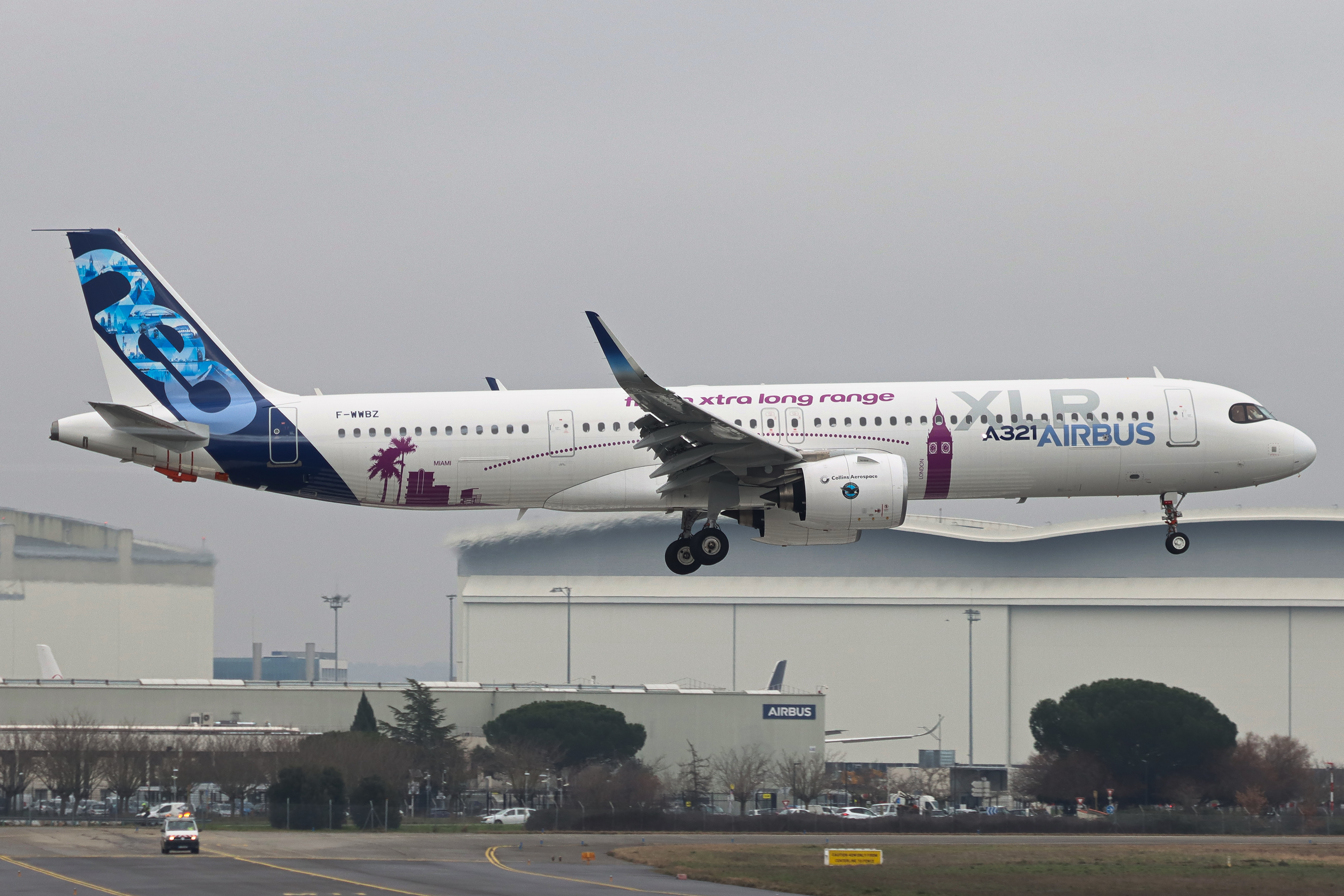 Full size: Airbus Airbus A321XLR F-WWBZ at Toulouse Blagnac Airport