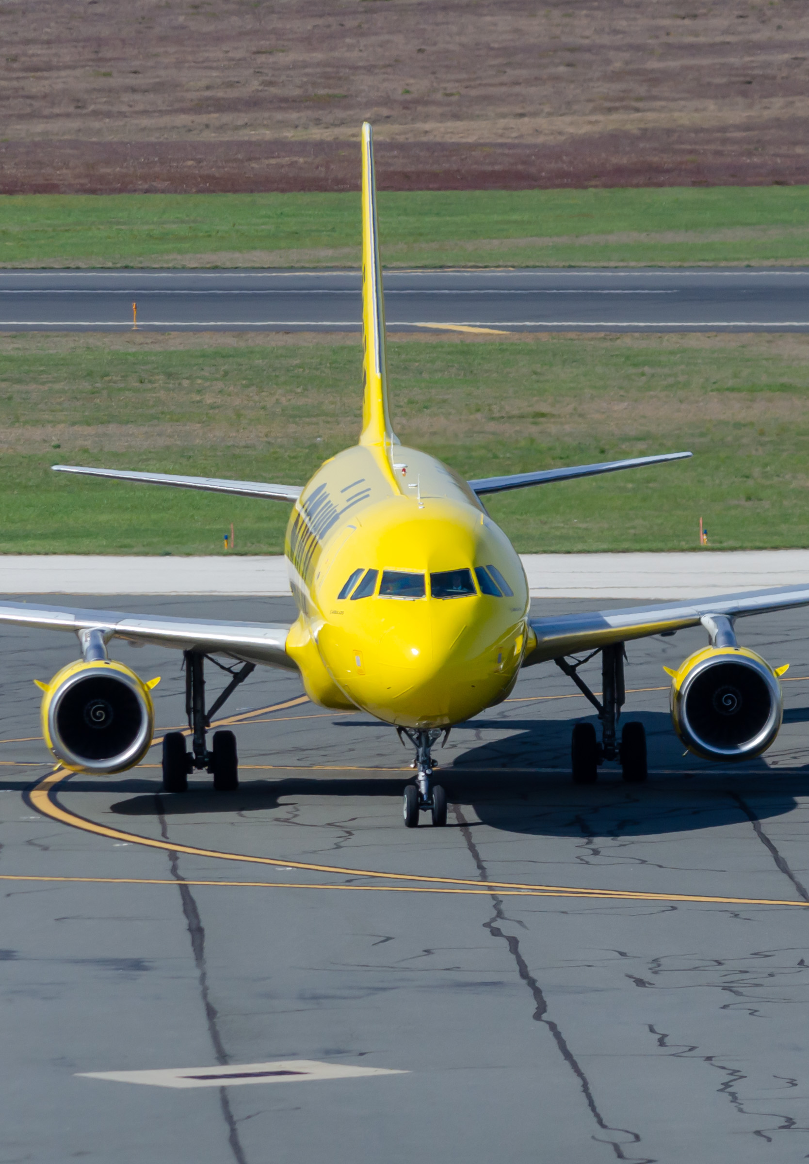 Full size: Spirit Airlines Airbus A320 N627NK at Atlantic City International Airport