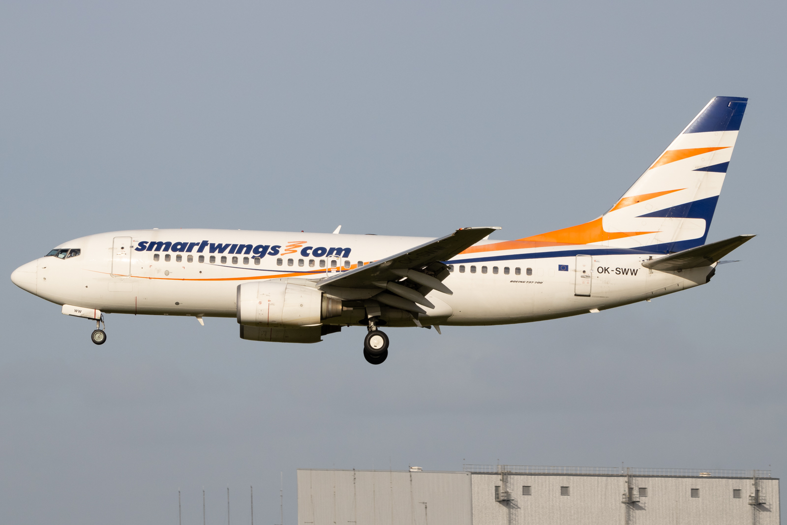 Full size: SmartWings Boeing 737-700 OK-SWW at London Heathrow International Airport