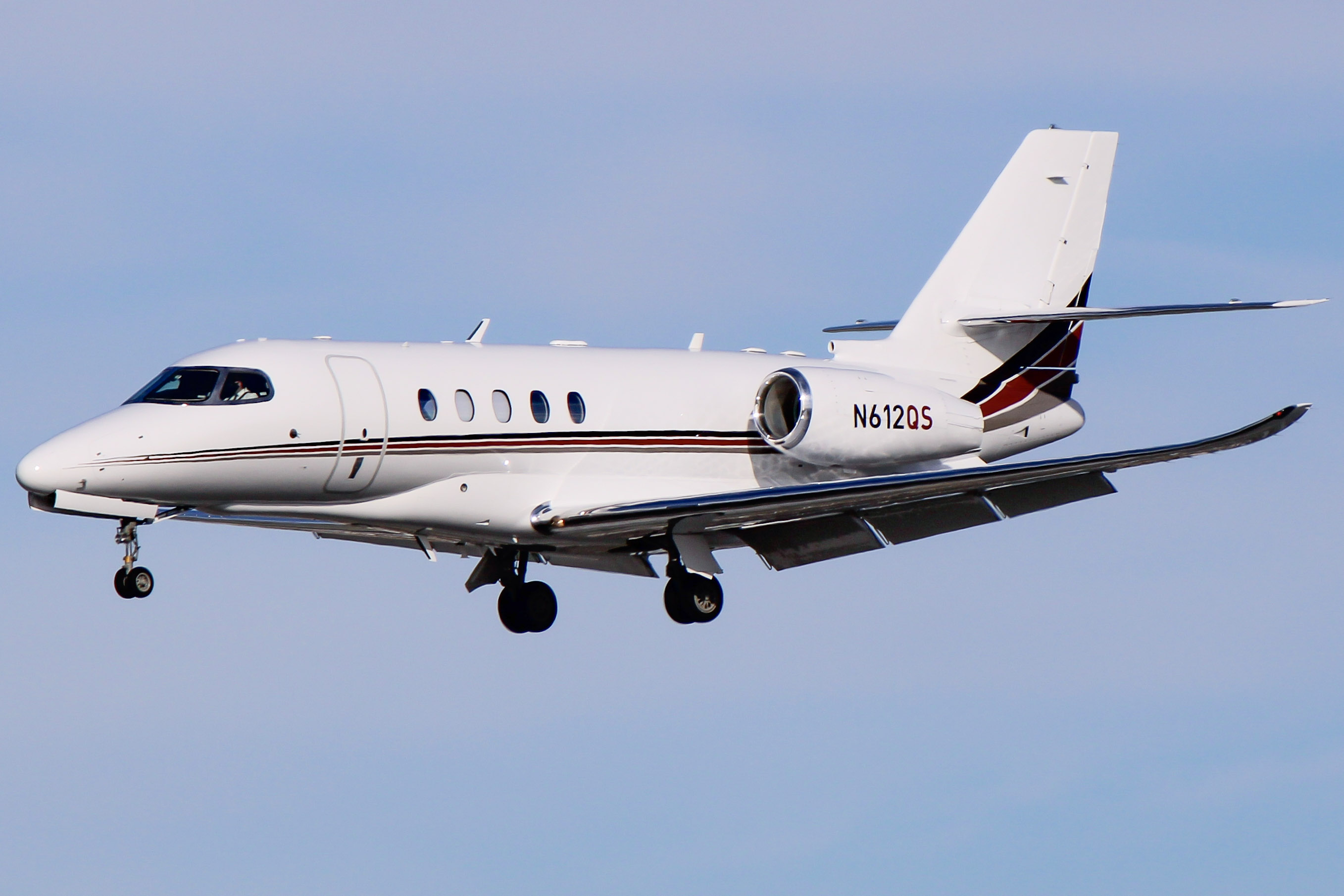 Full size: NetJets Cessna Citation 680A Latitude N612QS at San Diego International Airport