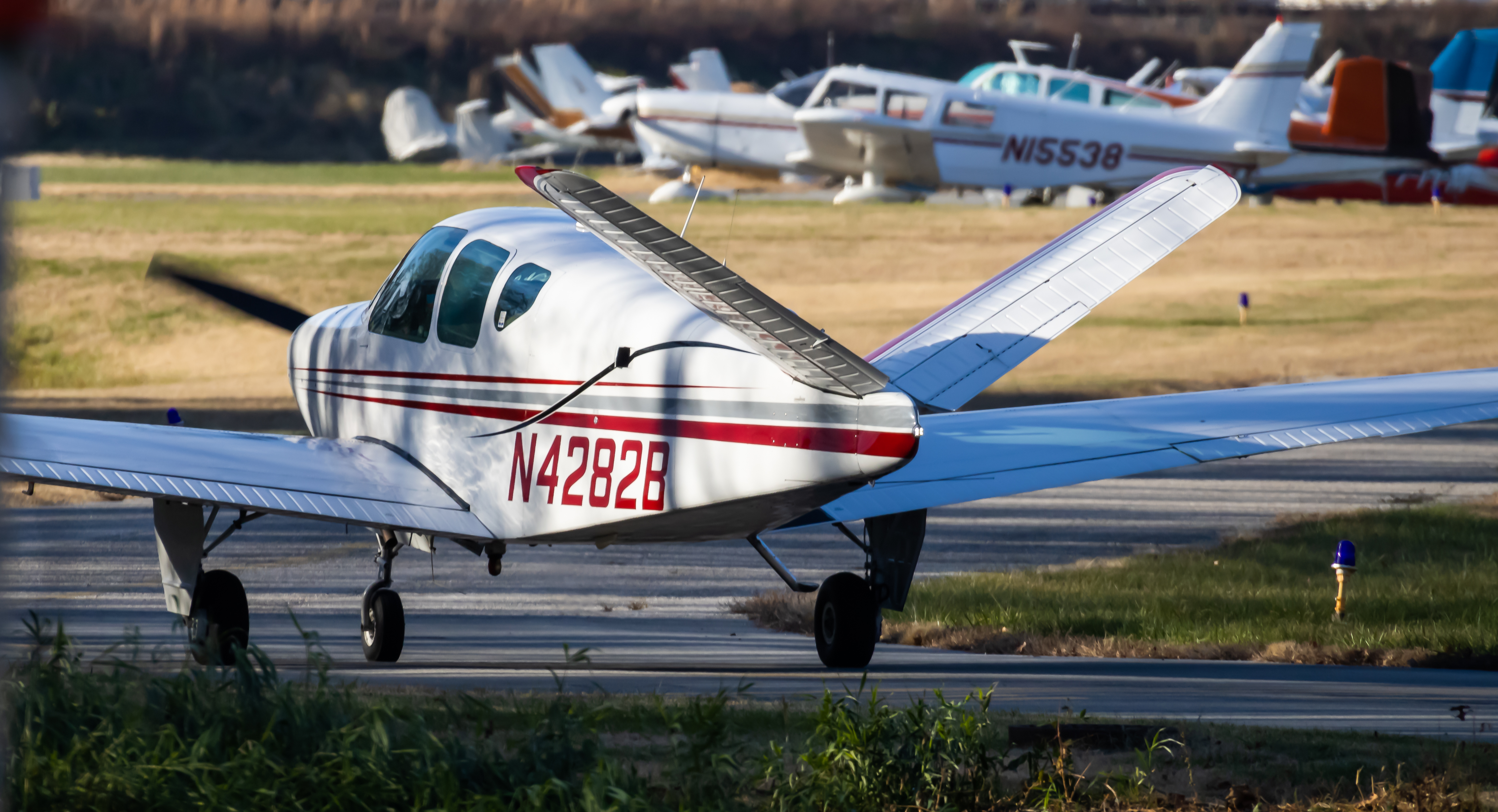 Full size: PRIVATE Beechcraft 35 Bonanza  N4282B at College Park Airport