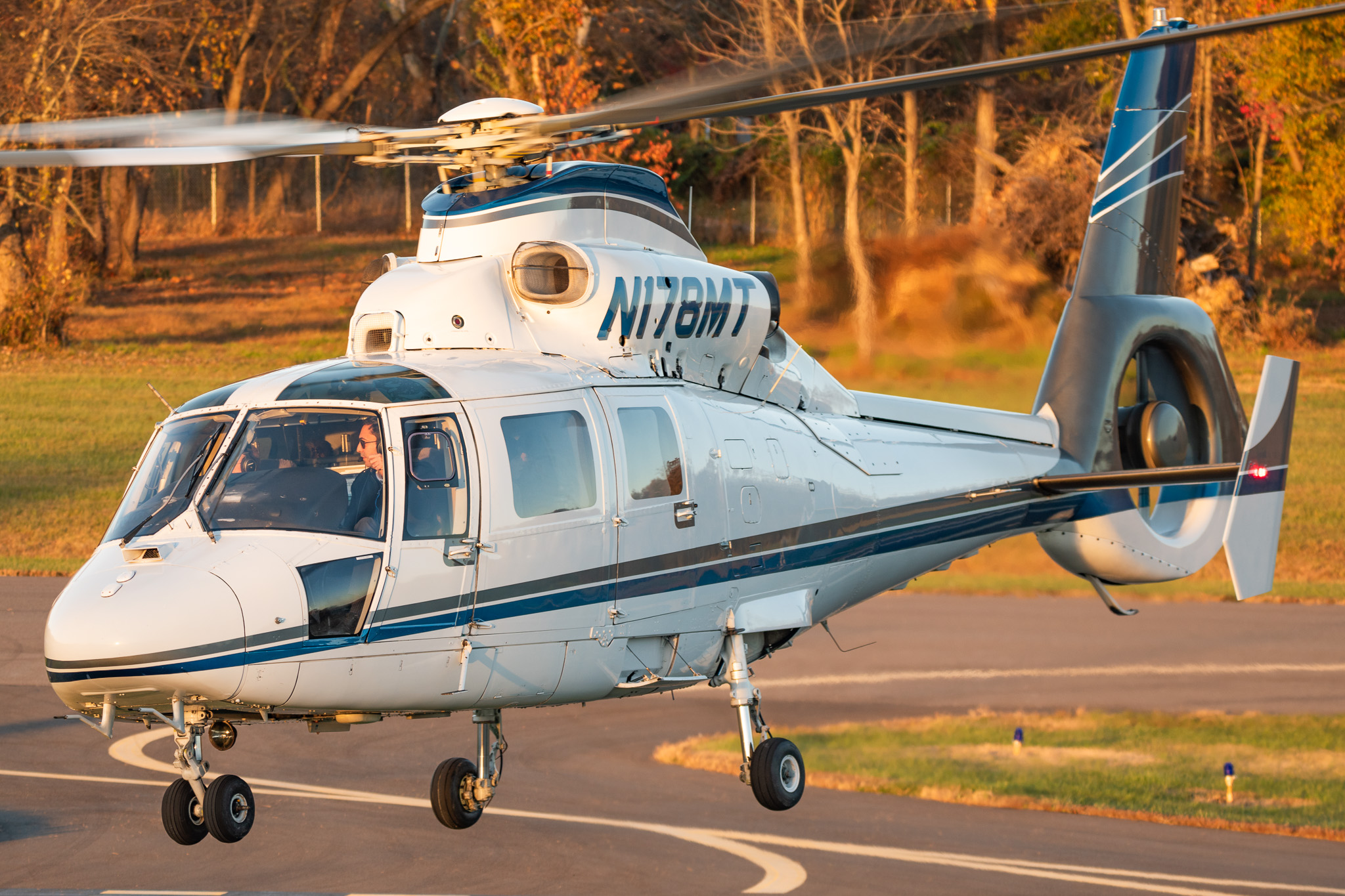 Full size: PRIVATE Airbus AS365 Dauphin N178MT at College Park Airport