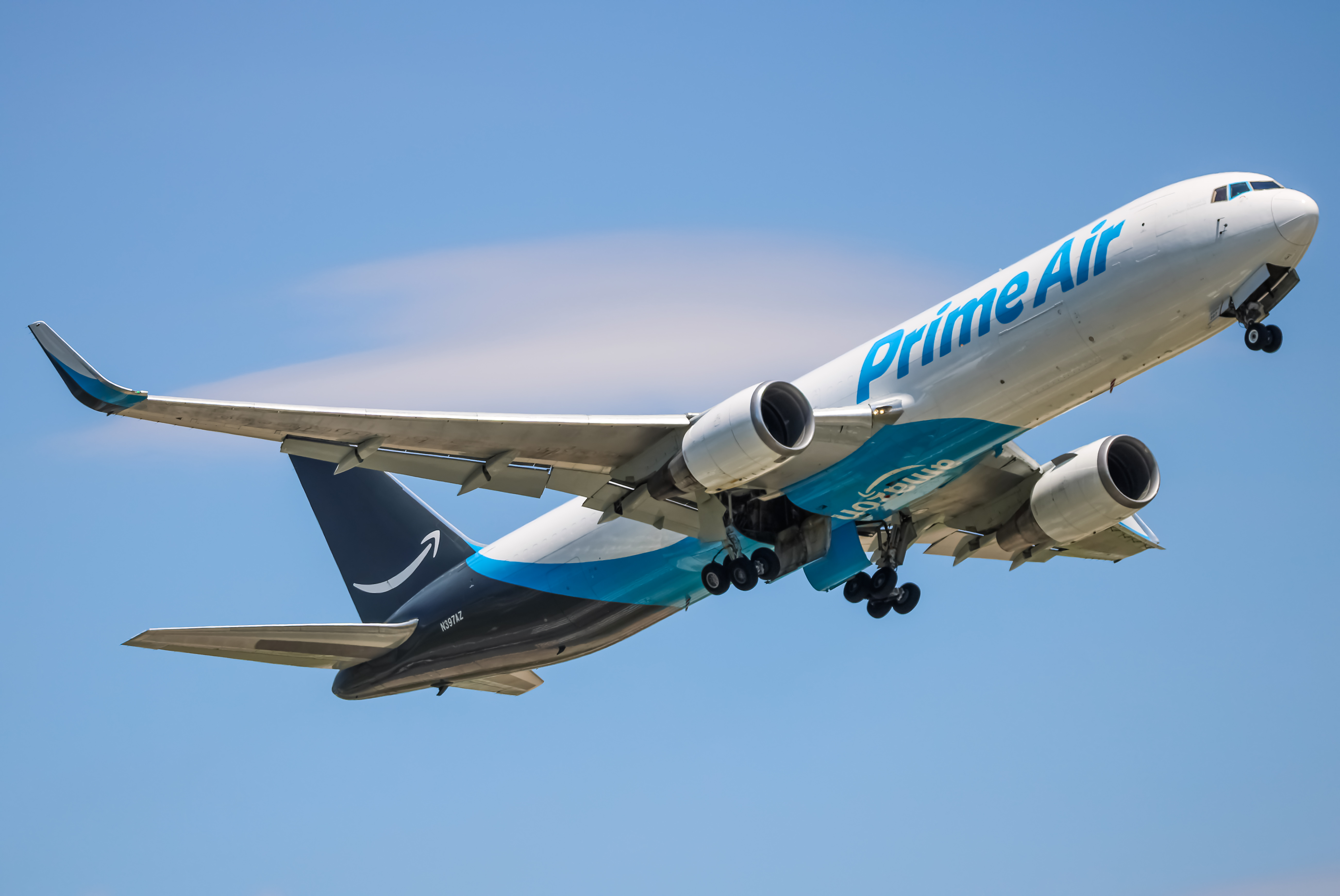 Full size: Prime Air Boeing 767-300F N397AZ at Baltimore/Washington International Thurgood Marshall Airport