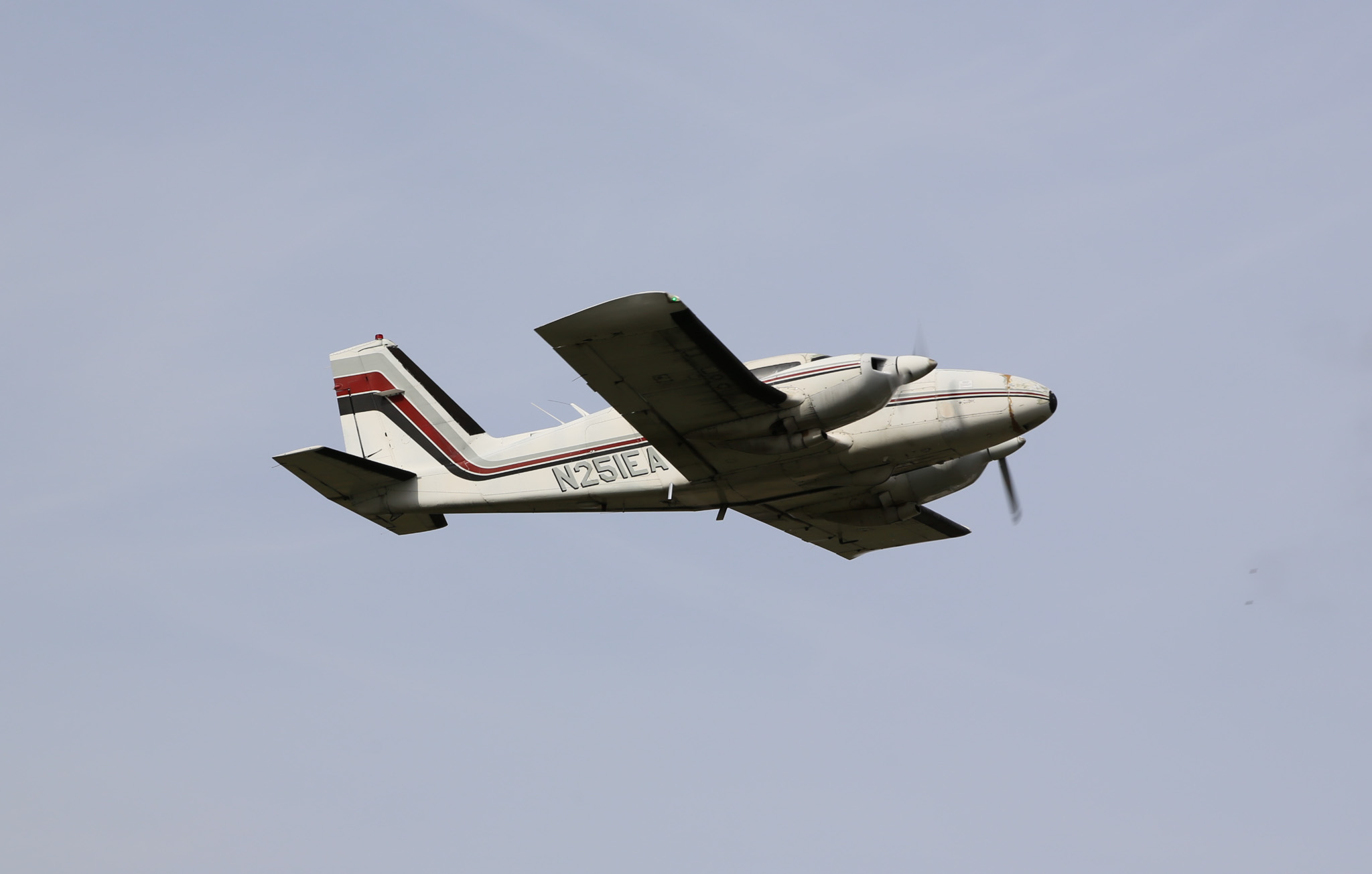 Full size: PRIVATE Piper PA-23 Aztec N251EA at Lincoln Park Airport