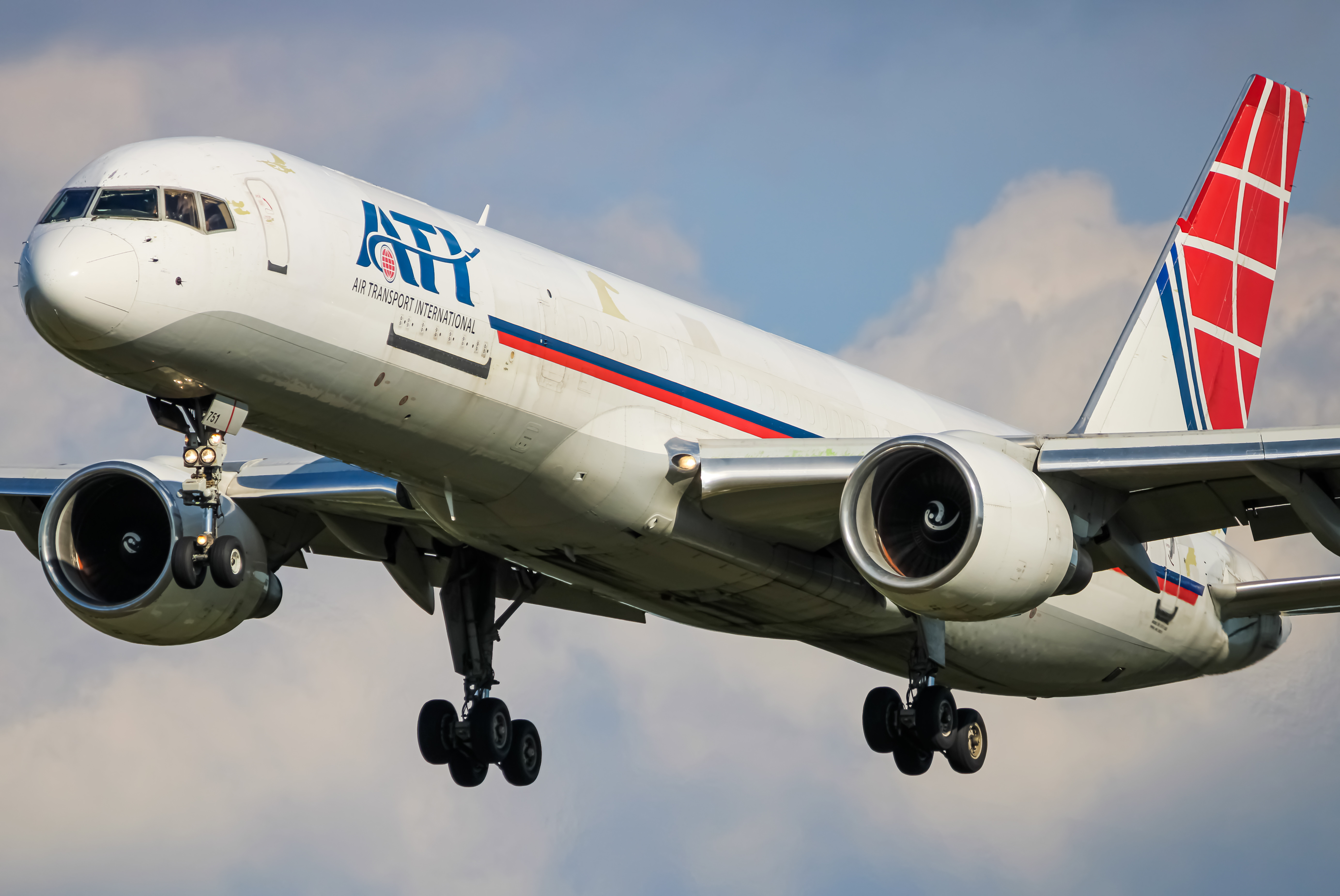 Full size: Air Transport International Boeing 757-200F N751CX at Baltimore/Washington International Thurgood Marshall Airport