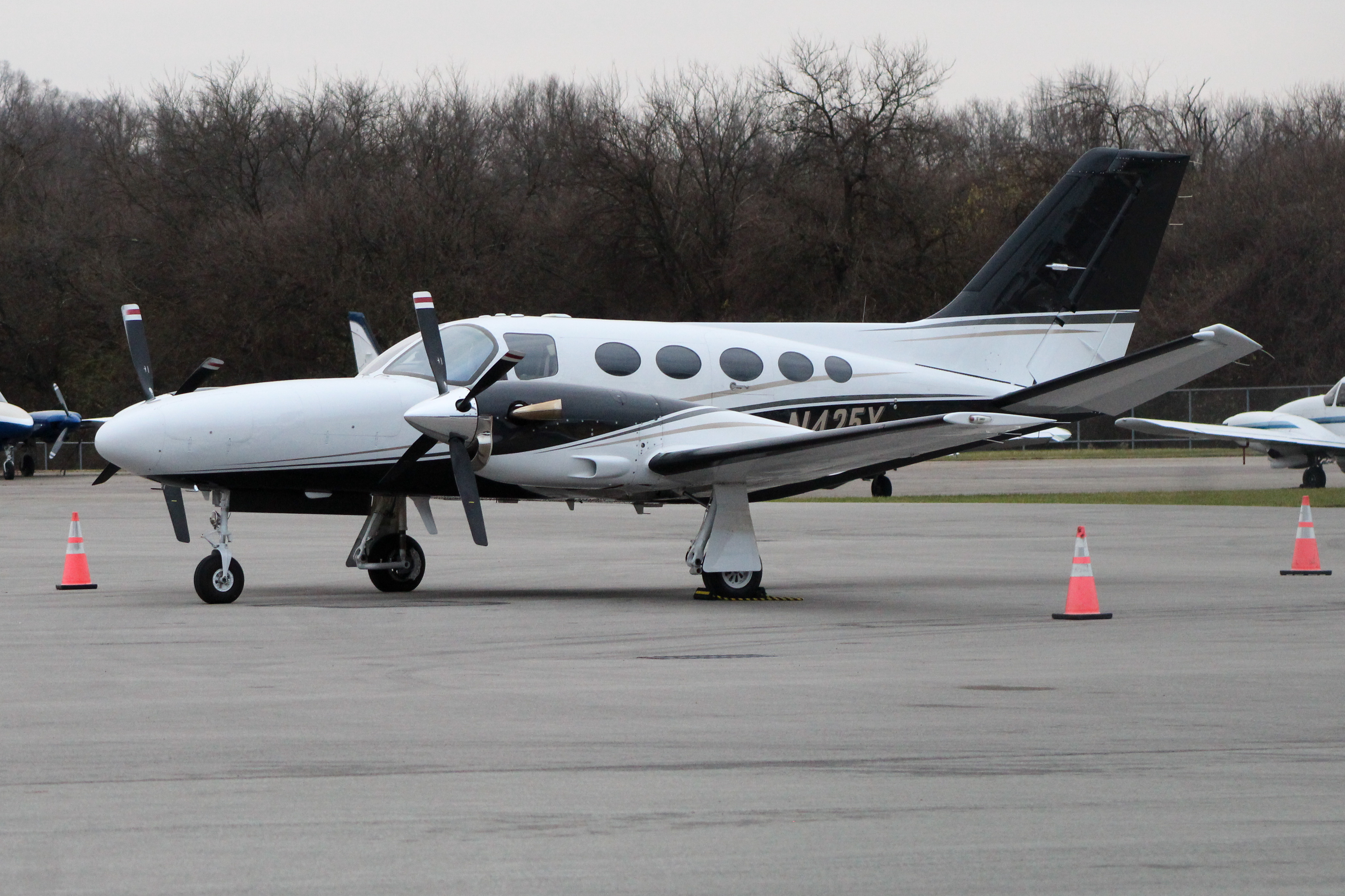 Full size: PRIVATE Cessna 425 N425X at Cincinnati Municipal Airport/Lunken Field