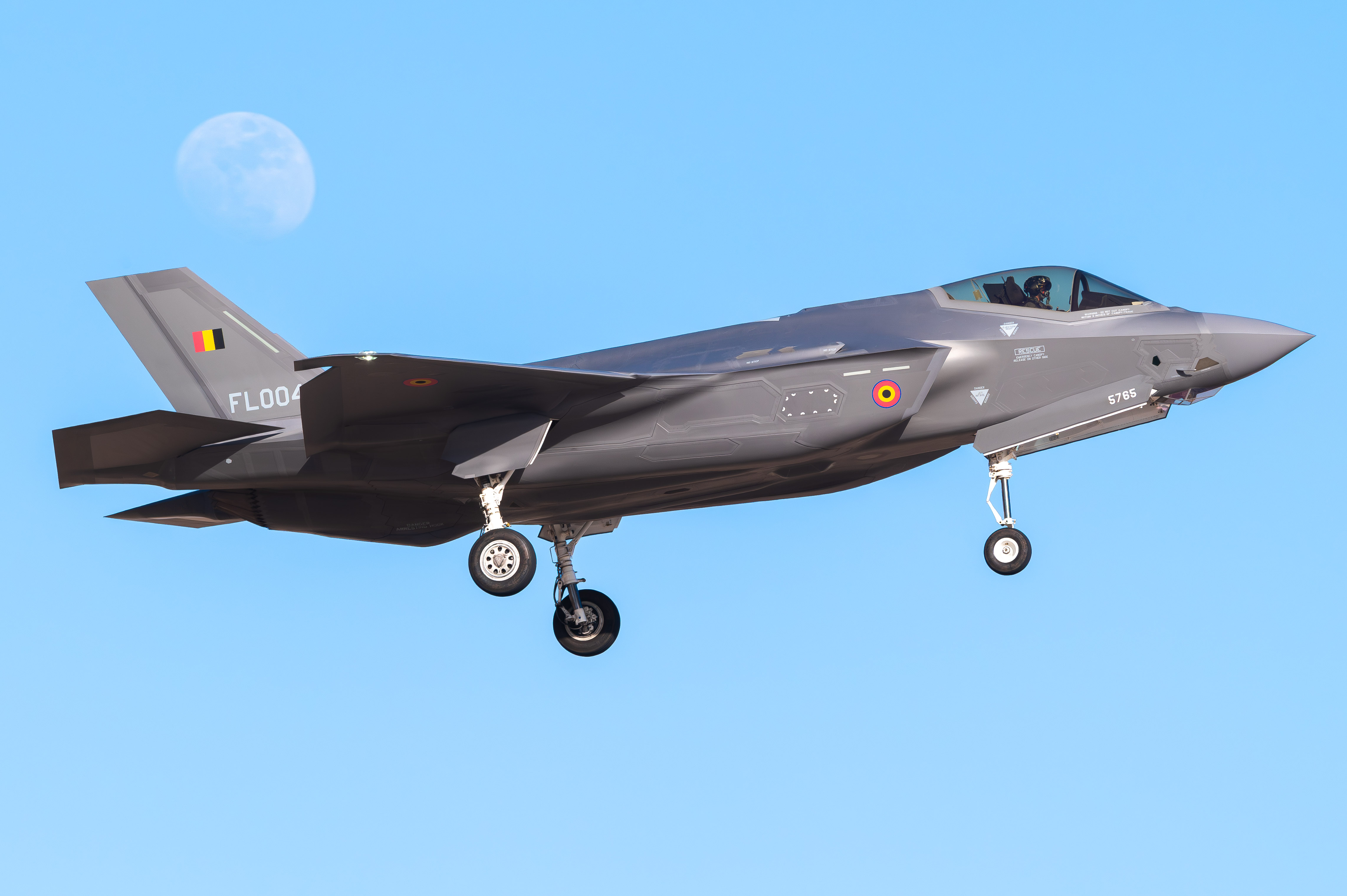 Full size: Belgian Air Force Lockheed Martin F-35 Lightning FL004 at Luke AFB