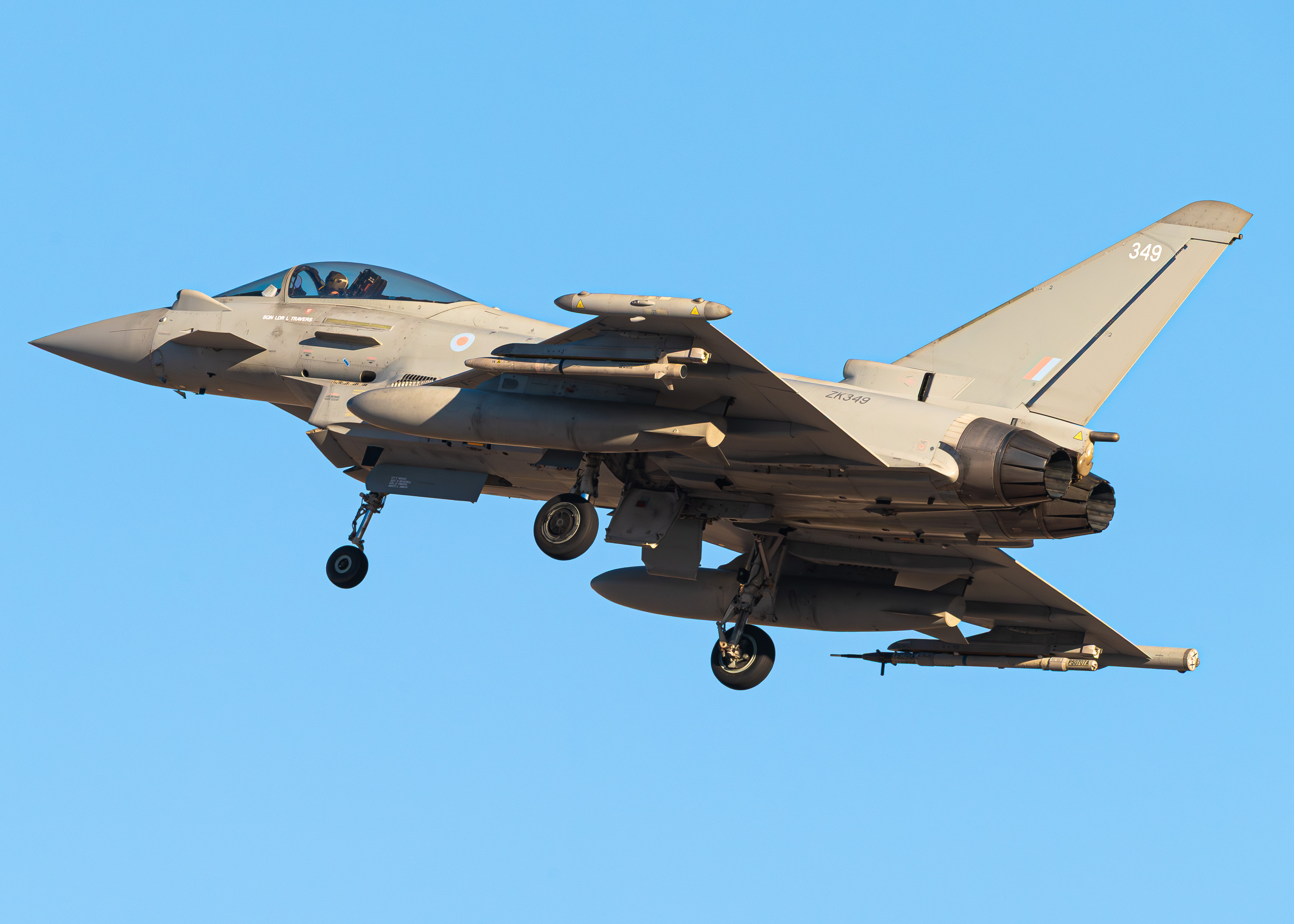 Full size: United Kingdom Eurofighter Typhoon FGR4 ZK349 at Nellis Air Force Base