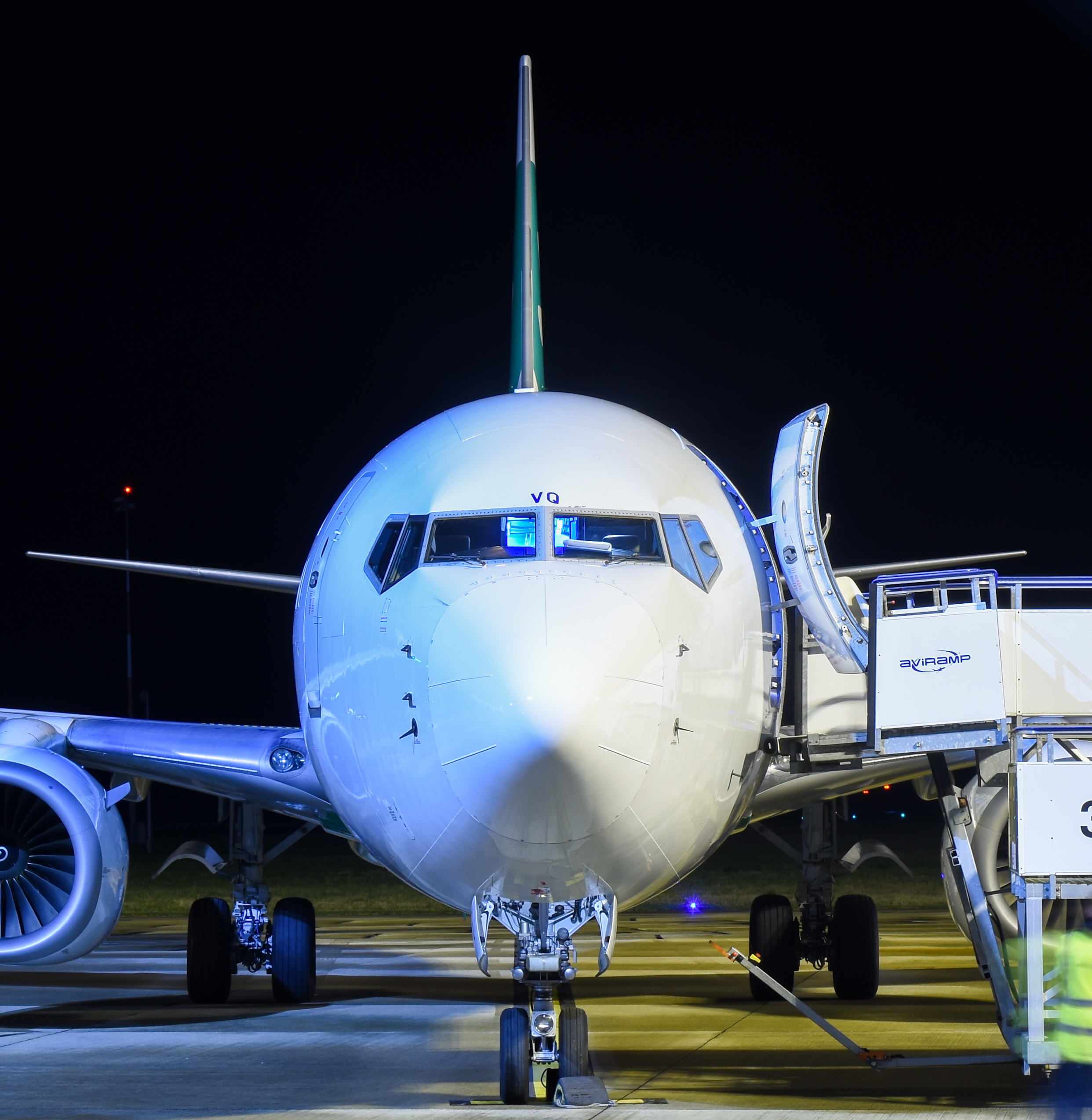 Full size: Transavia Boeing 737-800 F-HTVQ at Norwich International Airport