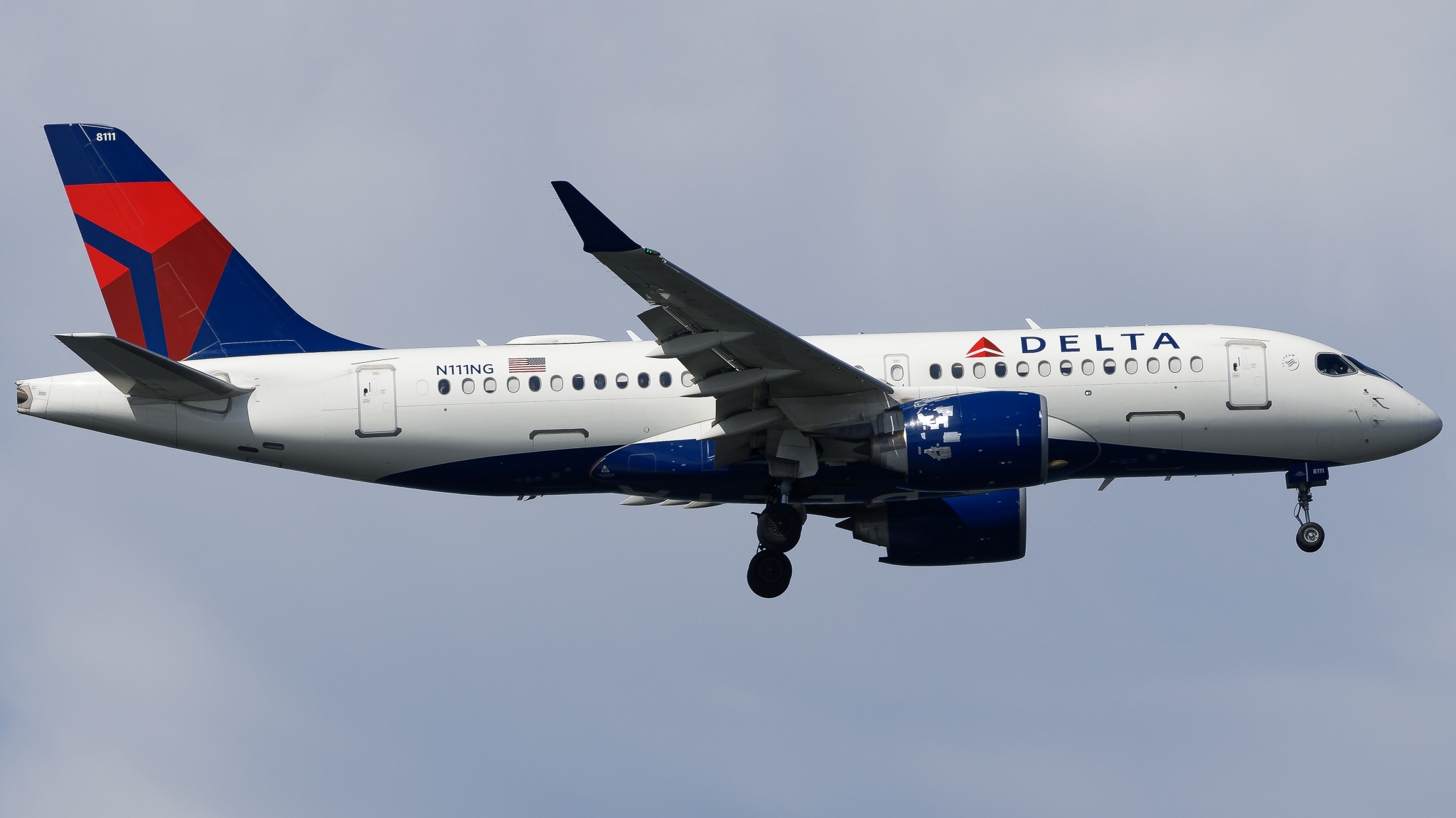 Full size: delta Connection Airbus A220-100 N111NG at John F. Kennedy International Airport