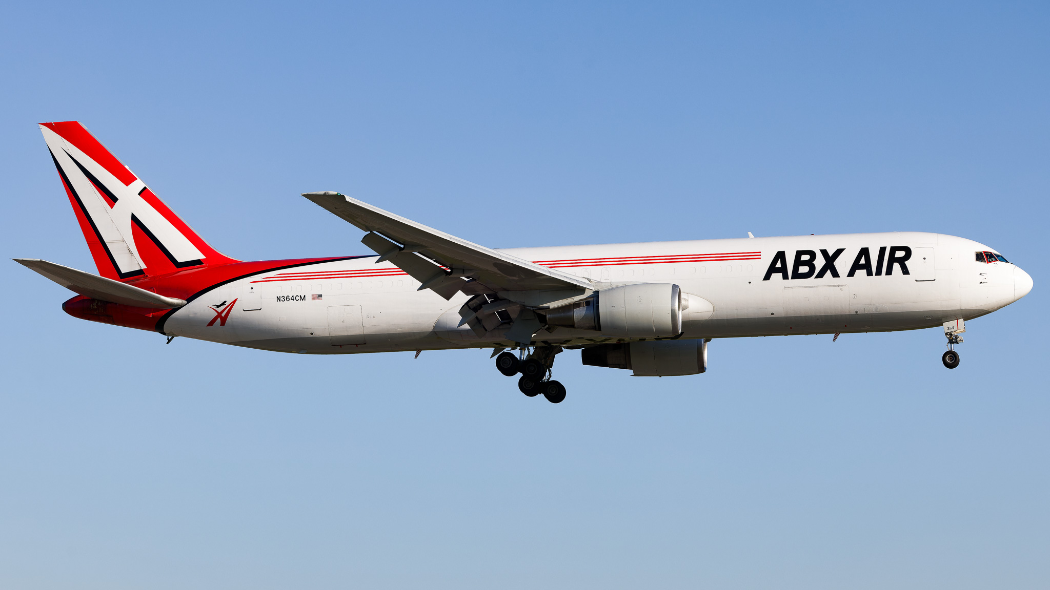 N364CM | ABX Air Boeing 767-300F at MIA | AeroXplorer