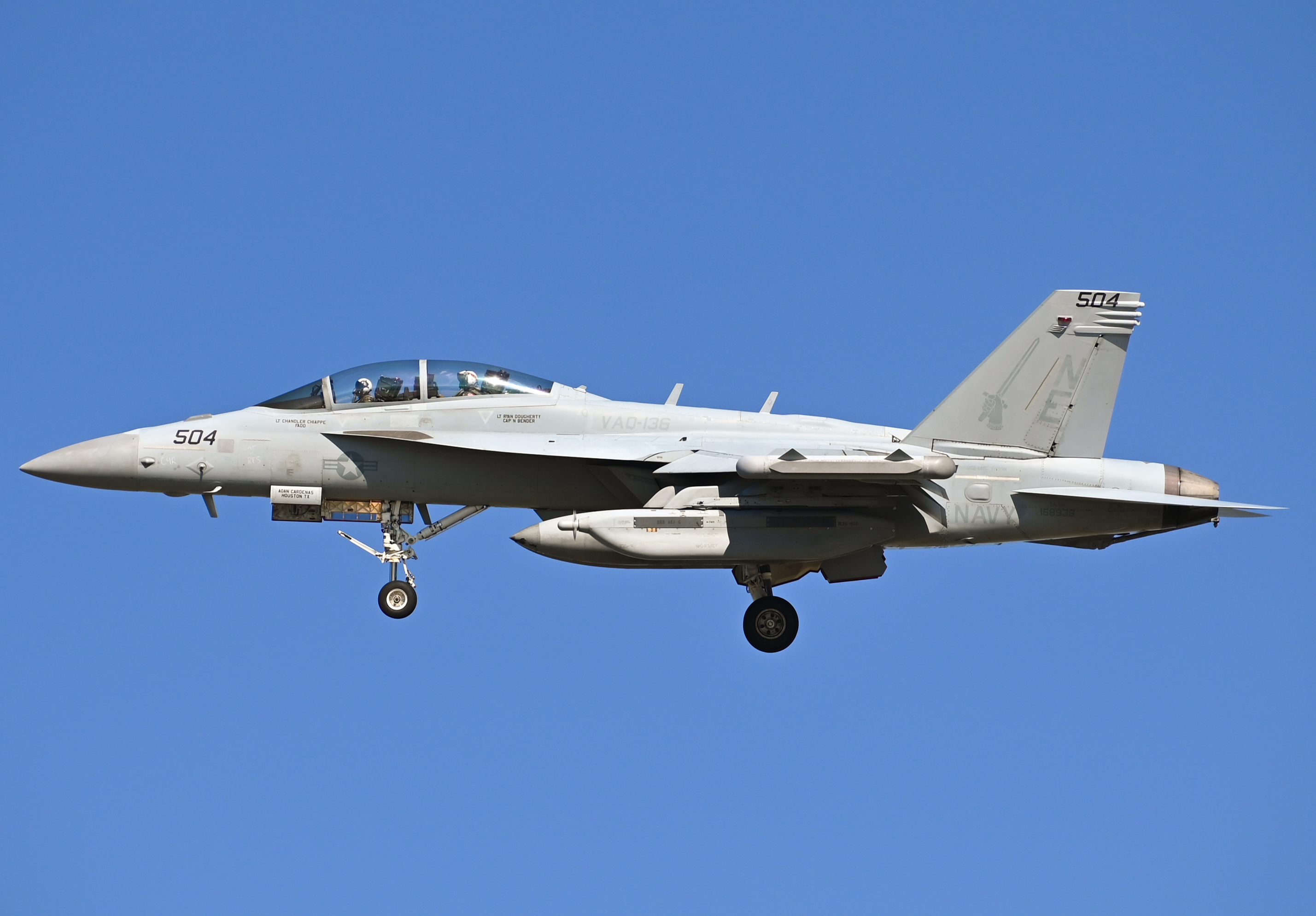 Full size: USN - United States Navy Boeing EA-18G Growler 168939 at North Island NAS