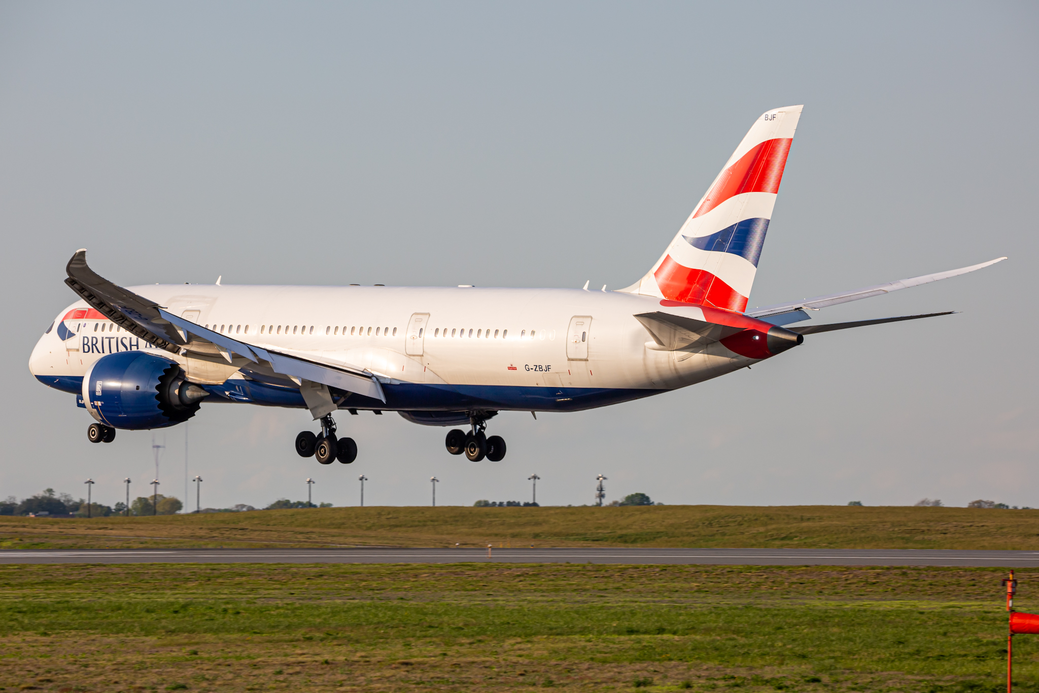 Full size: British Airways Boeing 787-8 G-ZBJF at Baltimore/Washington International Thurgood Marshall Airport