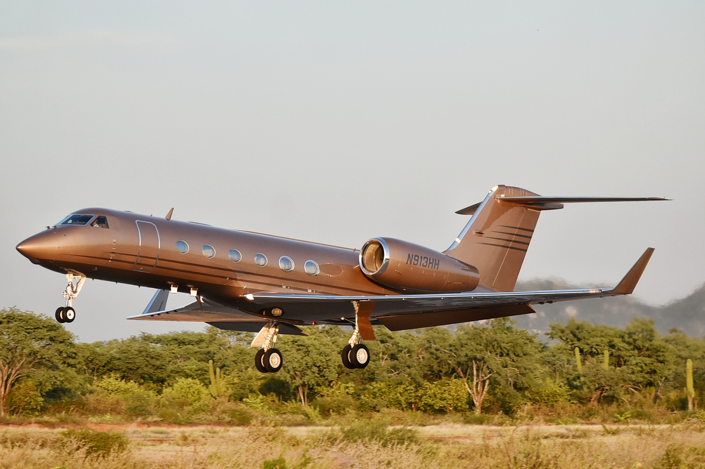 Full size: PRIVATE Gulfstream IV N913HH at Aeropuerto de Cabo San Lucas Internacional