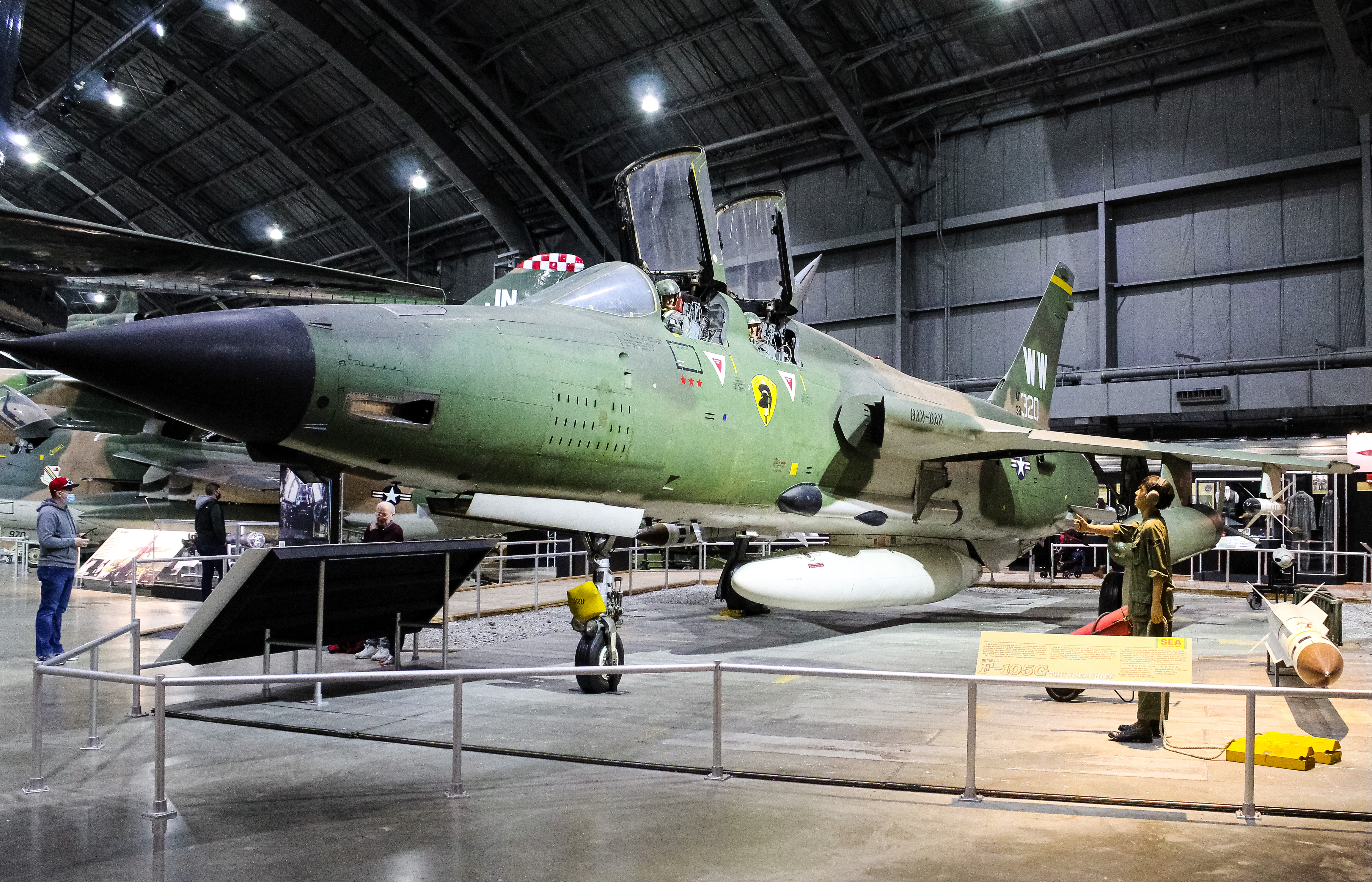 Full size: USAF - United States Air Force F-105 Thunder Chief 63-8320 at Wright-Patterson Air Force Base