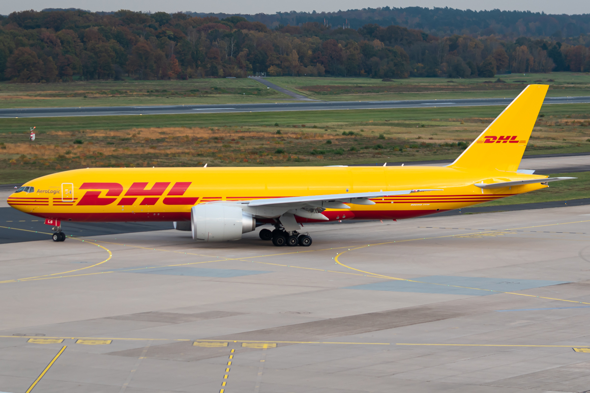 Full size: DHL Boeing 777-F D-AALS at Cologne Bonn Airport