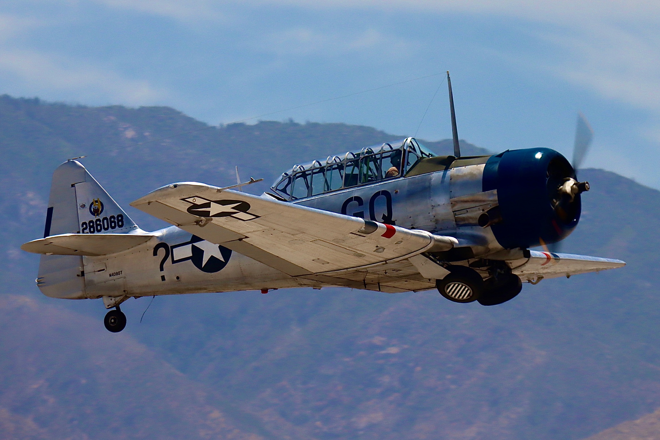 Full size: Private Owner North American T6 N4086T at Palm Springs International Airport