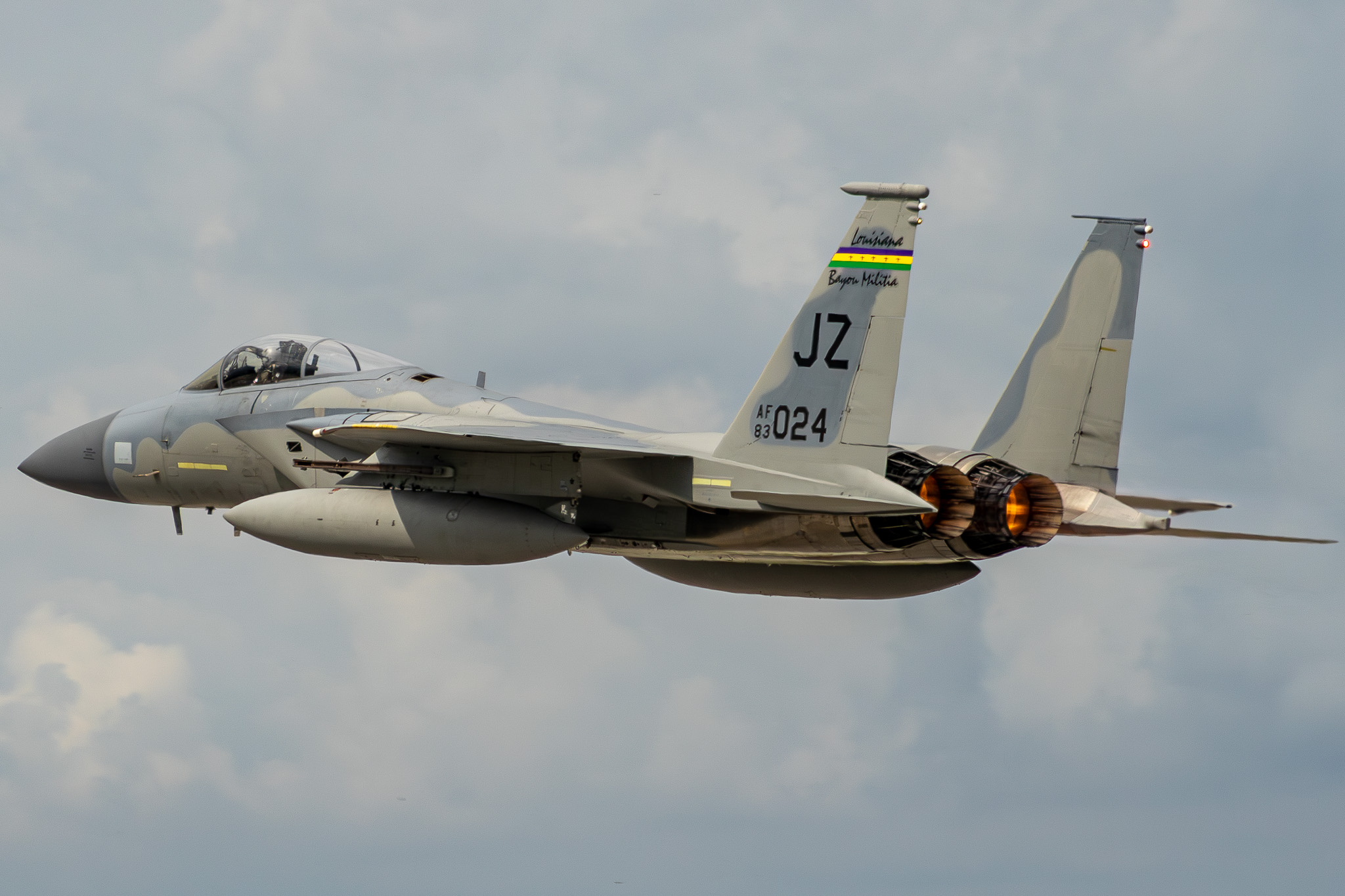 Full size: USAF - United States Air Force McDonnell Douglas F-15 Eagle 83-0024 at Cleveland Burke Lakefront Airport