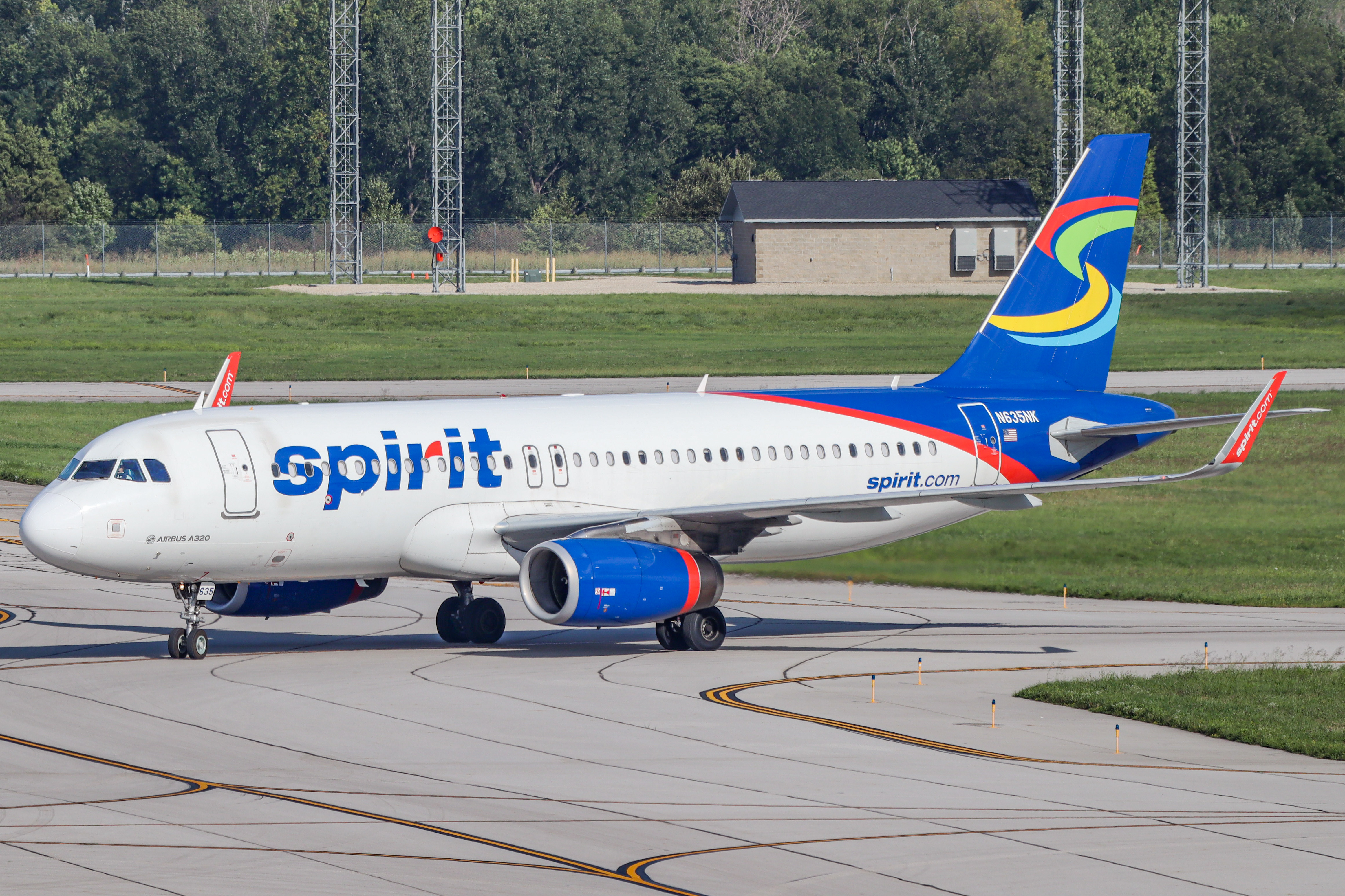 Full size: Spirit Airlines Airbus A320 N635NK at John Glenn Columbus International Airport