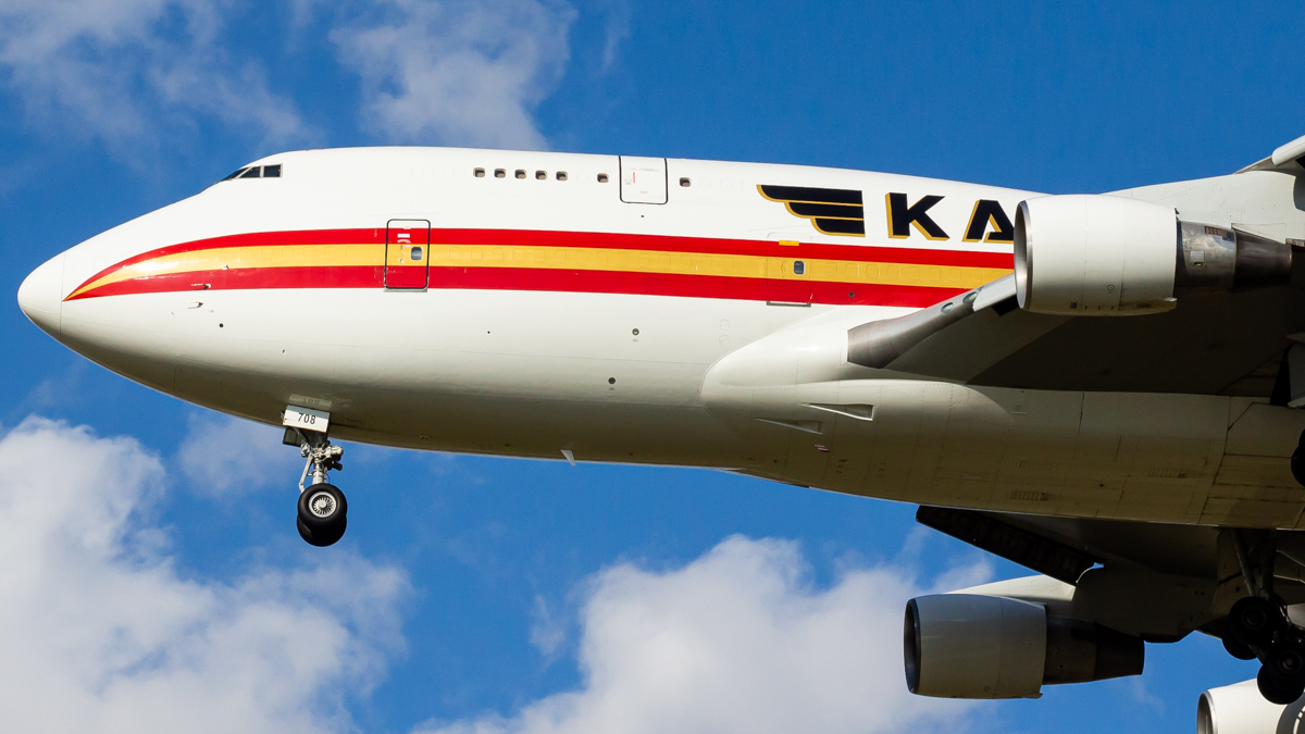 Full size: Kalitta Air  Boeing 747-400F N708CK at Cincinnati/Northern Kentucky International Airport