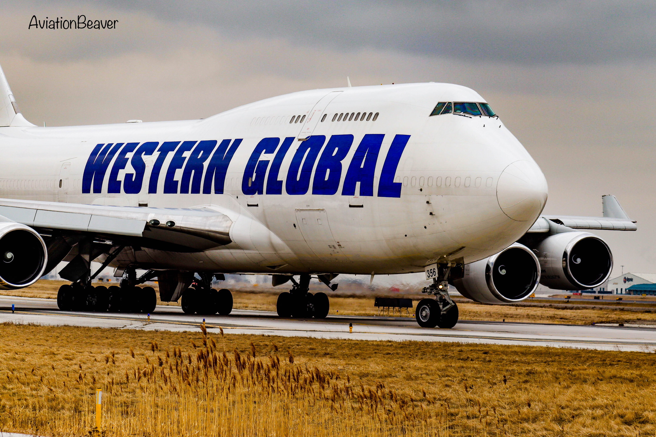Full size: Western Global Boeing 747-400F N356KD at Lester B Pearson International Airport