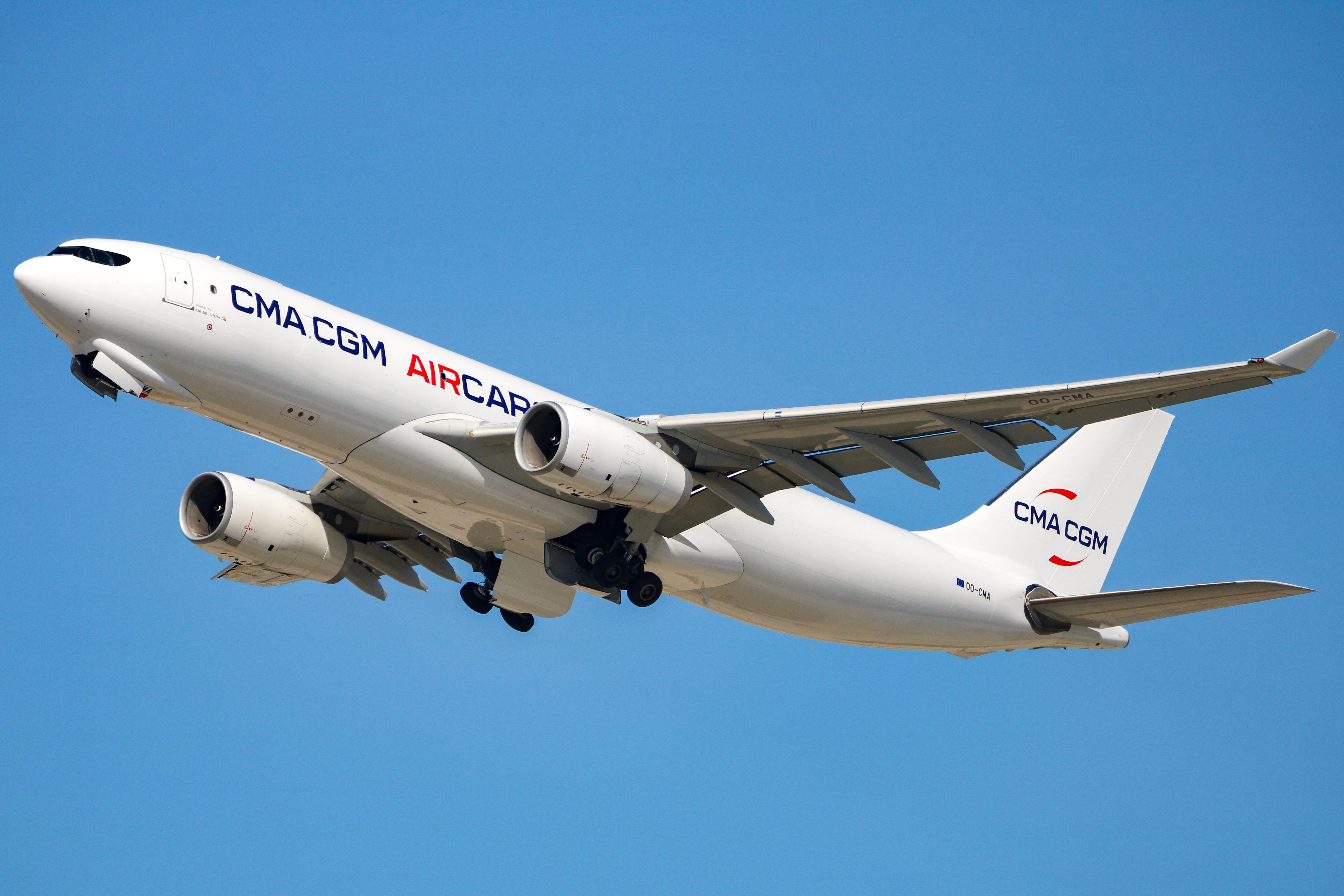 Full size: CMA CGM Air Cargo Airbus A330-300F OO-CMA at Chicago O'Hare International Airport