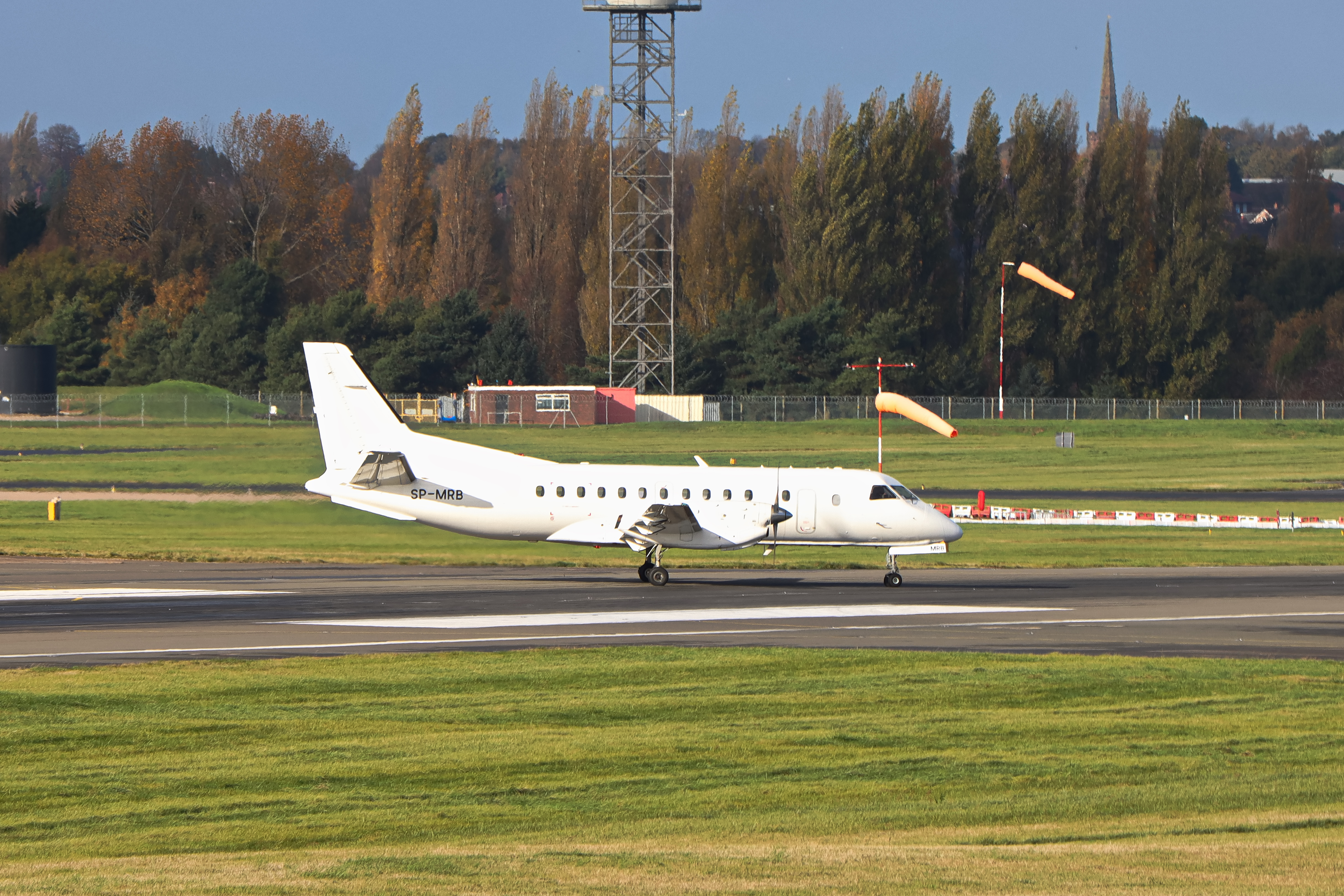 Full size: Sky Taxi Saab 340 SP-MRB at Birmingham Airport