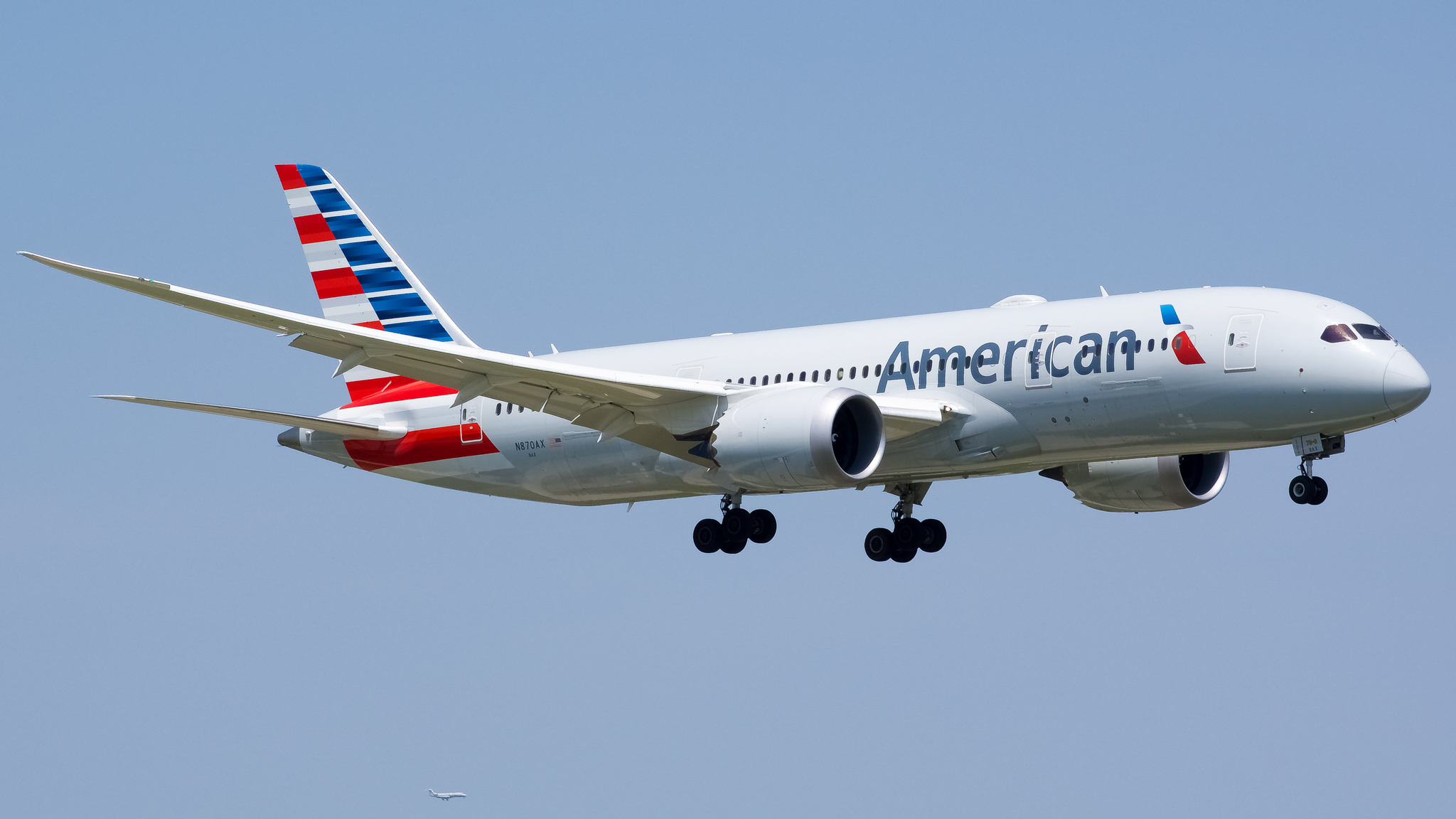 Full size: American Airlines Boeing 787-8 N870AX at Chicago O'Hare International Airport