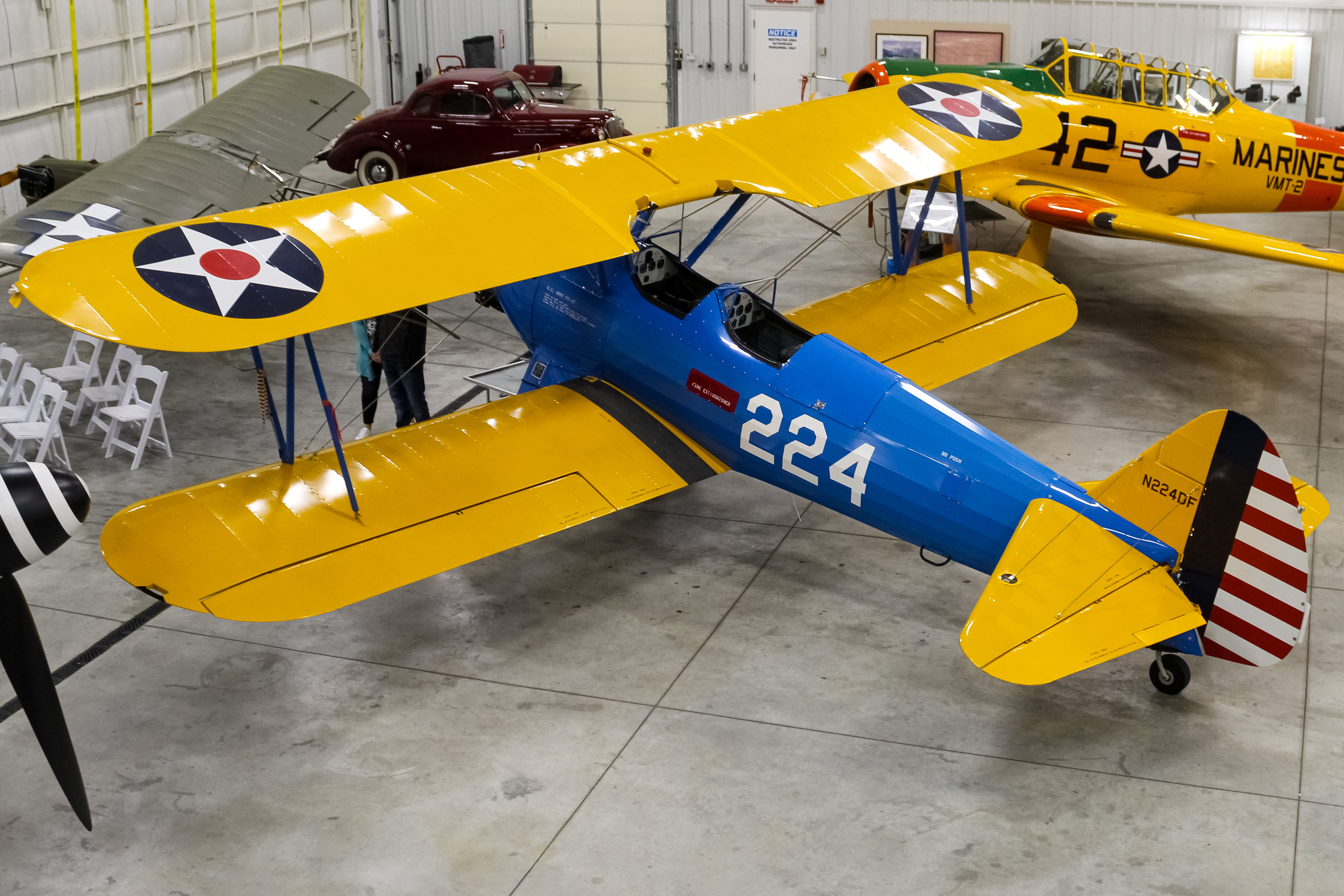 Full size: PRIVATE Boeing Stearman N224DF at Not Applicable