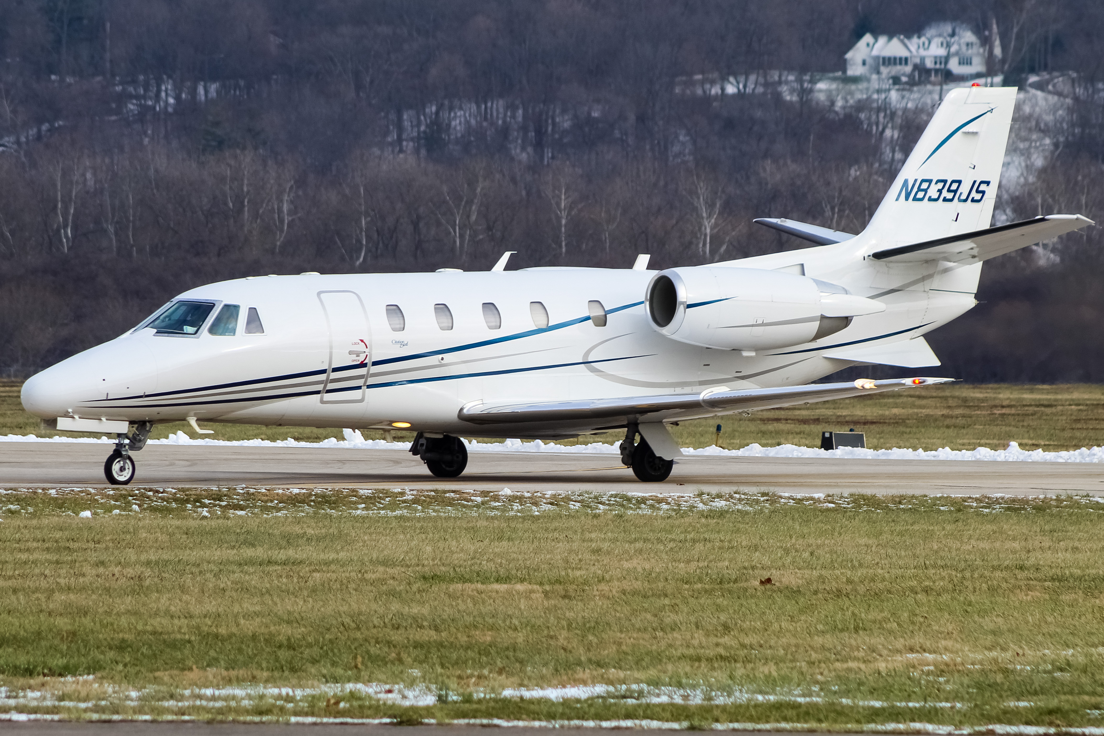 Full size: PRIVATE Cessna 560XLS Citation Excel N839JS at Cincinnati Municipal Airport/Lunken Field