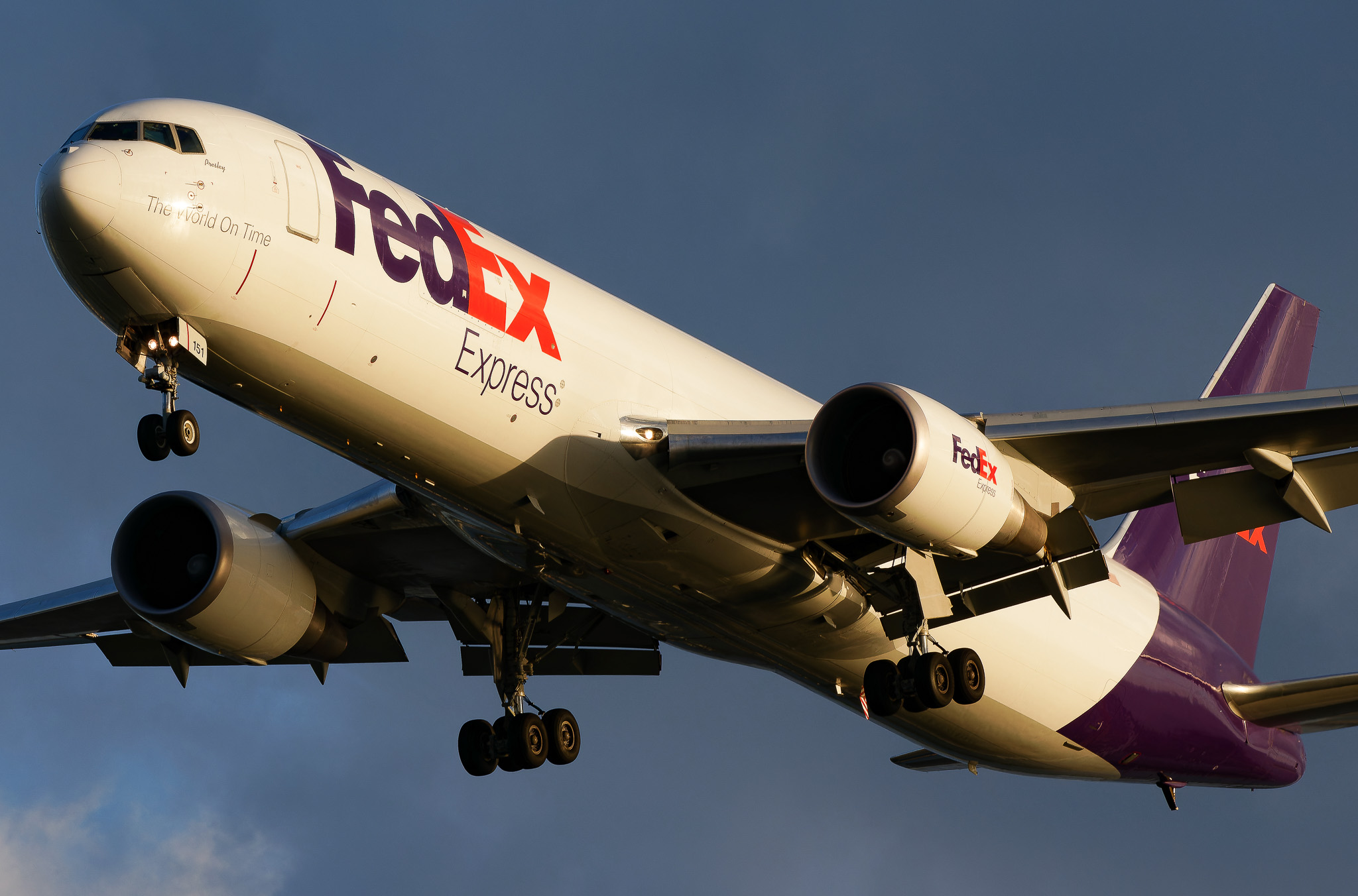 Full size: FedEx Boeing 767-300F N151FE at Tampa International Airport