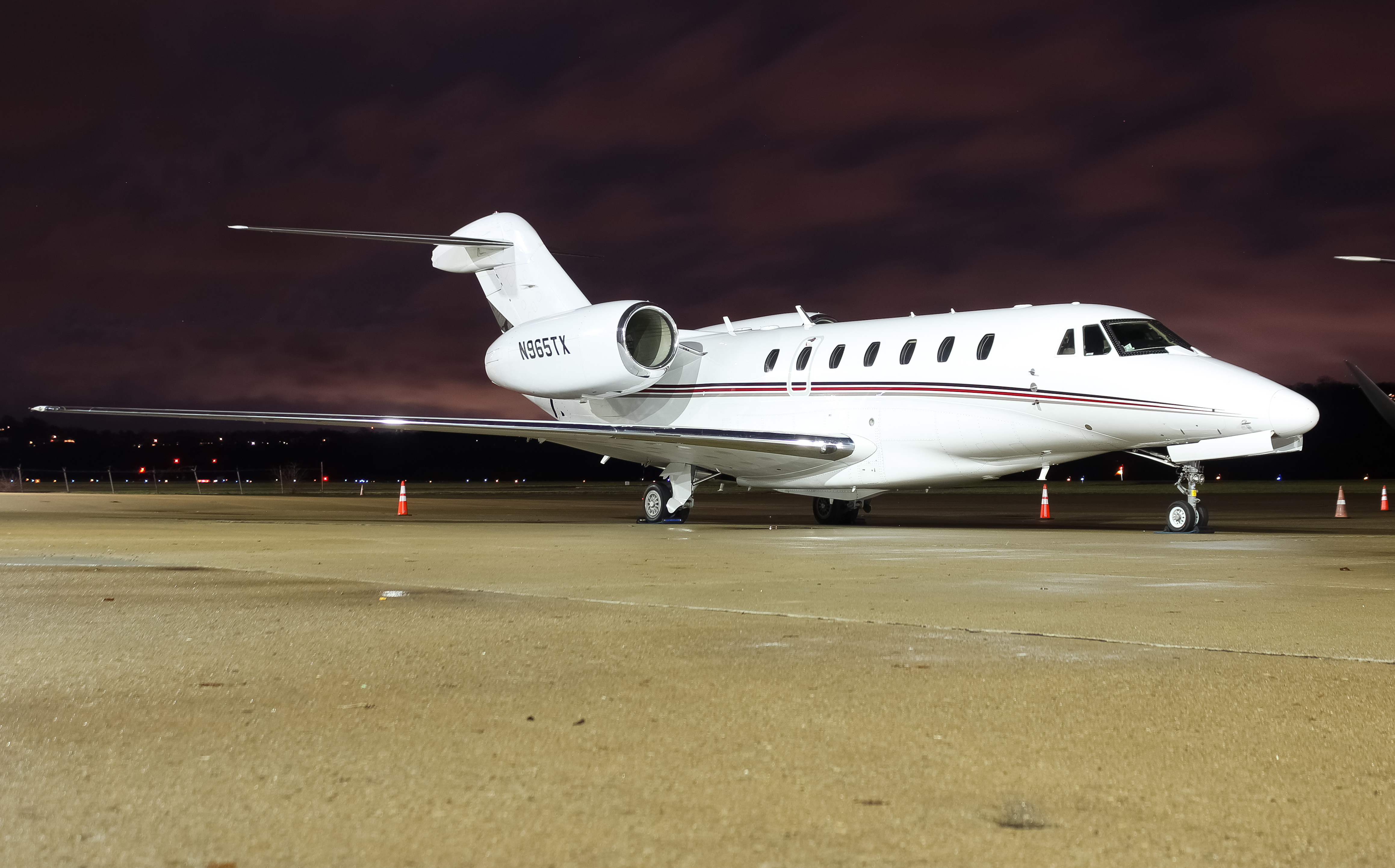 Full size: PRIVATE  Cessna Citation 750 X N965TX at Cincinnati Municipal Airport/Lunken Field