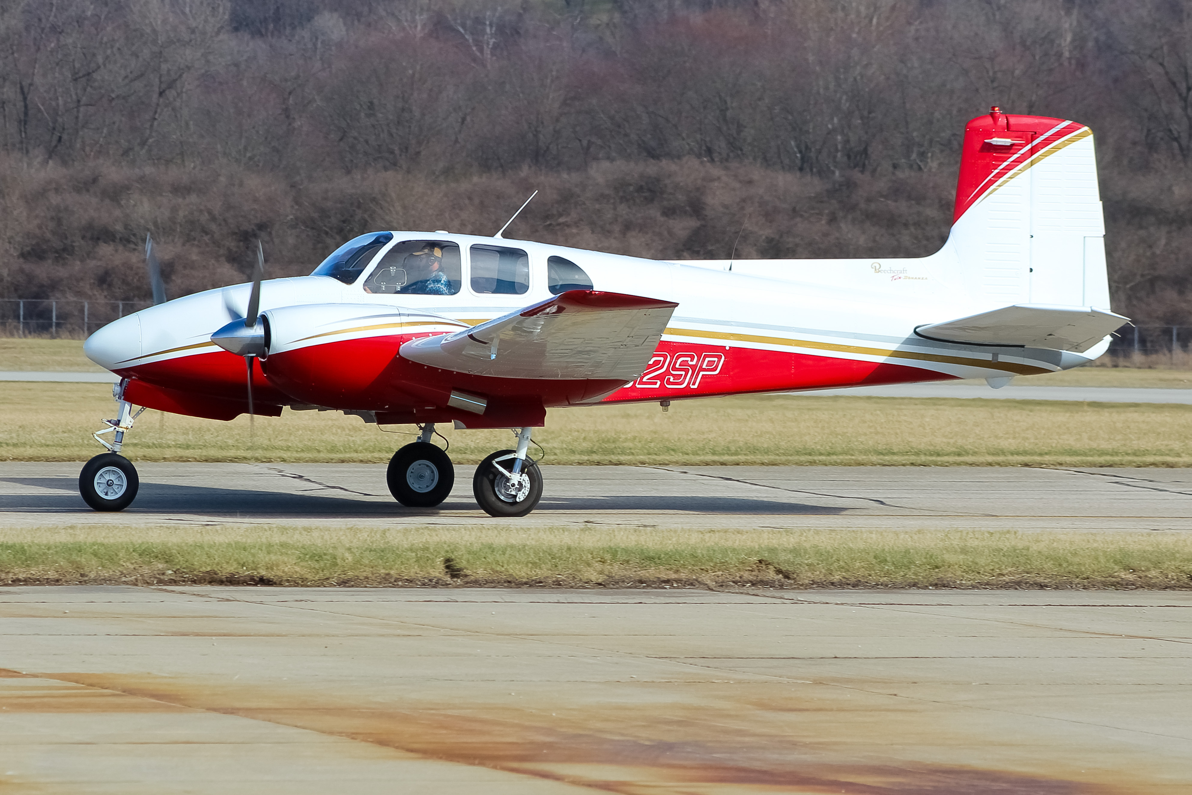 Full size: PRIVATE  Beechcraft D50A N82SP at Cincinnati Municipal Airport/Lunken Field