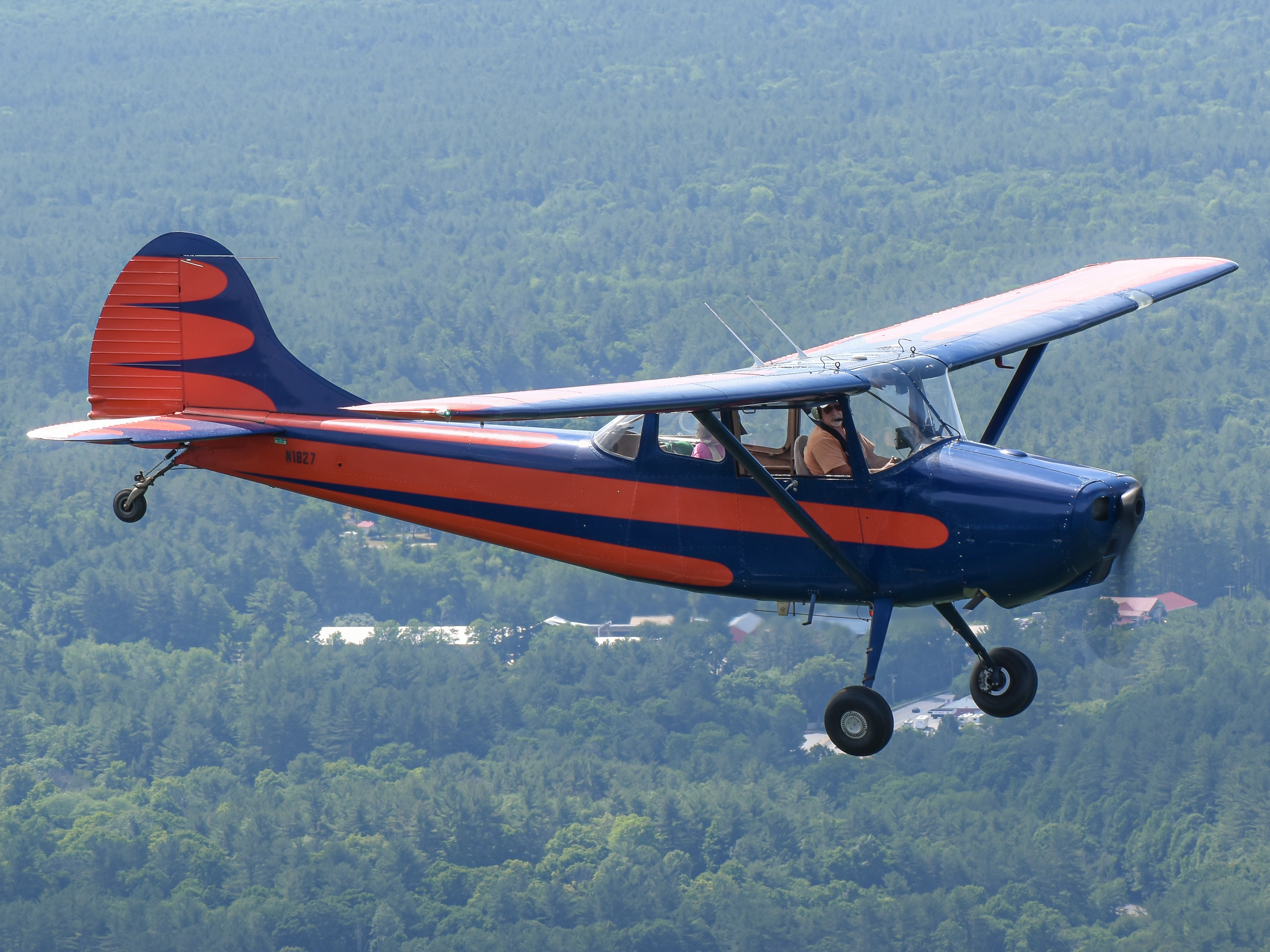 Full size: PRIVATE Cessna 305  N1827 at Not Applicable