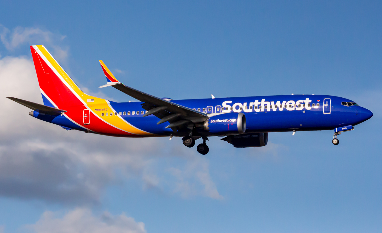 Full size: Southwest Airlines Boeing 737 MAX 8 N8846Q at Tampa International Airport