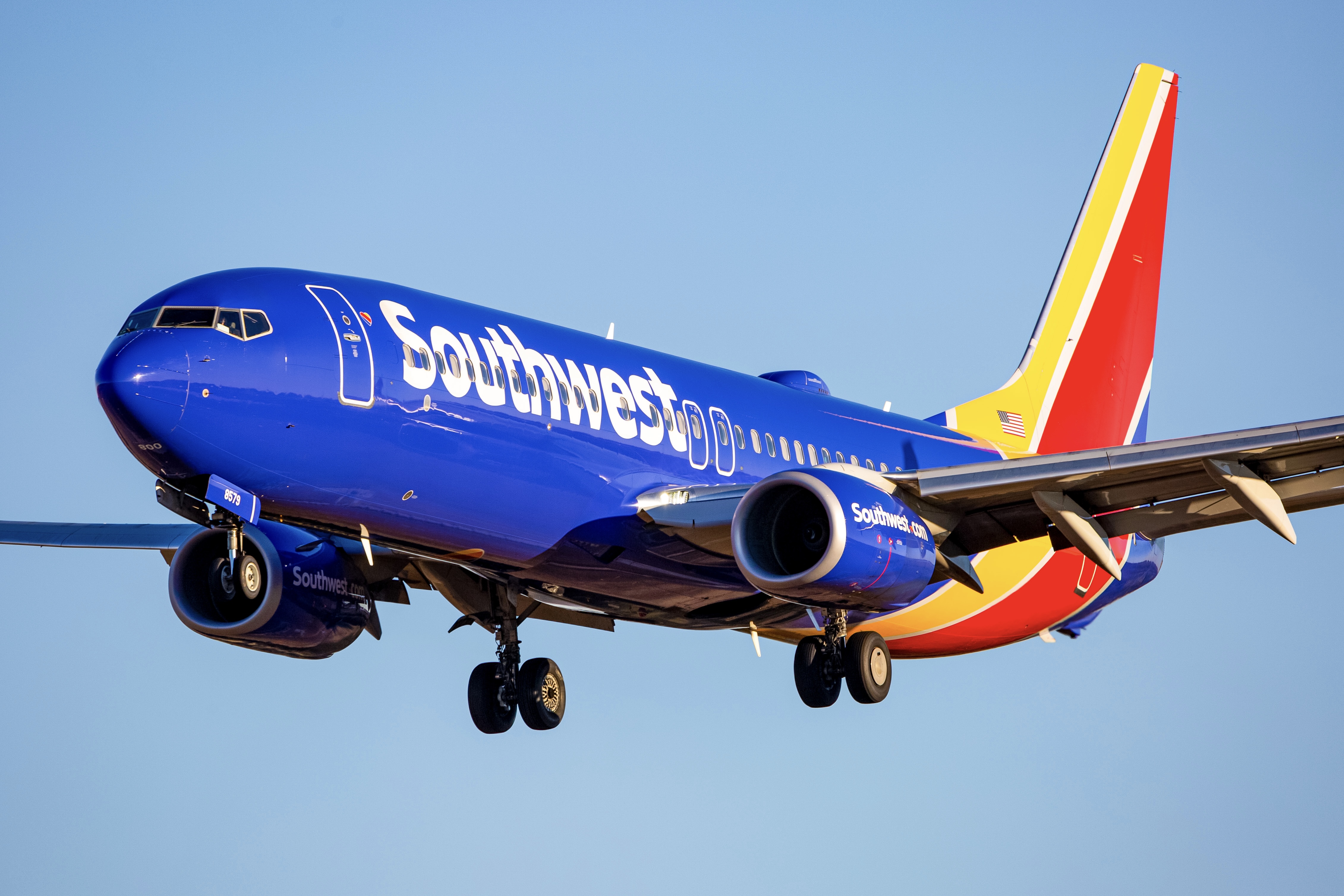 Full size: Southwest Airlines Boeing 737-800 N8579Z at Baltimore/Washington International Thurgood Marshall Airport