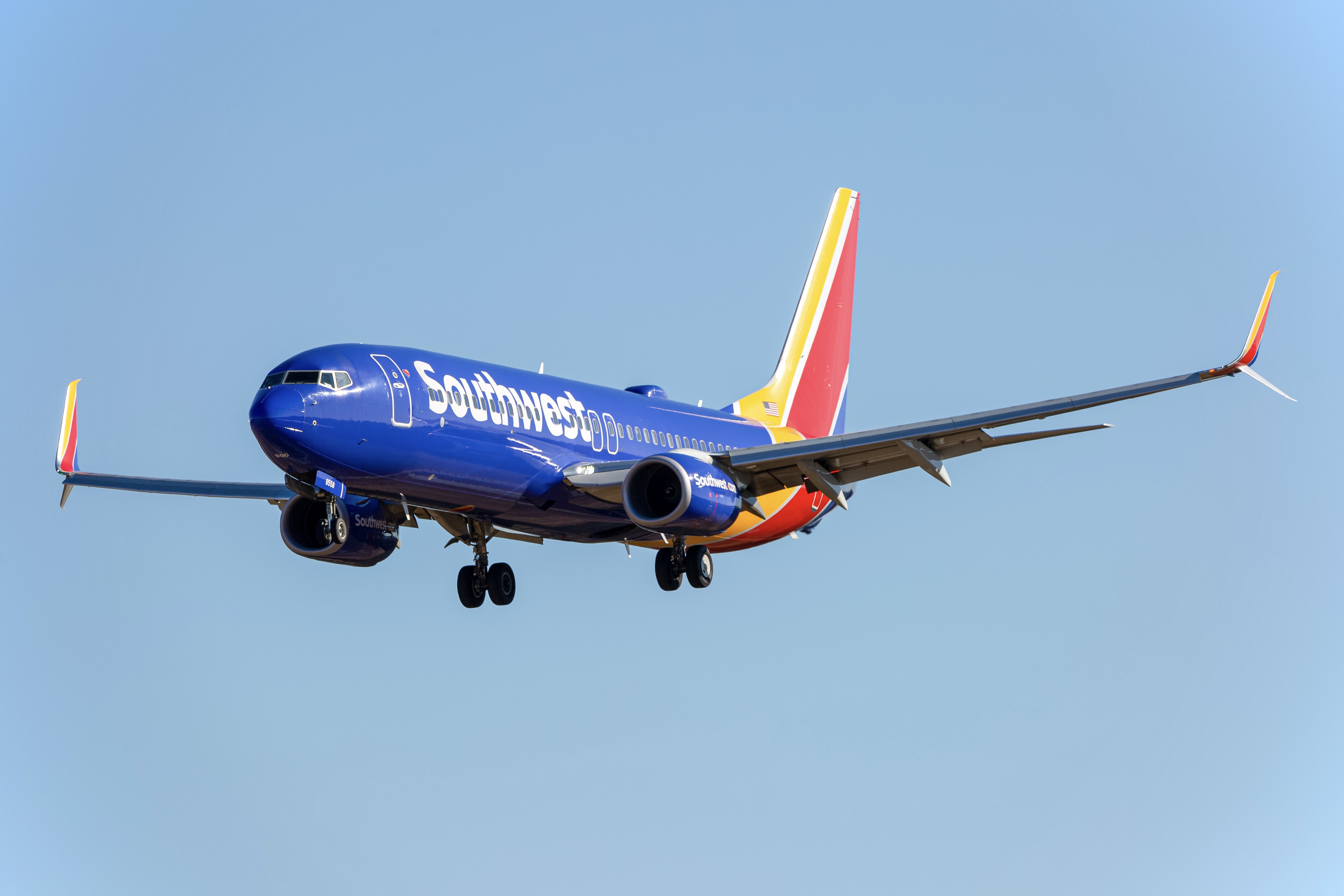 Full size: Southwest Airlines Boeing 737-800 N8558Z at Baltimore/Washington International Thurgood Marshall Airport