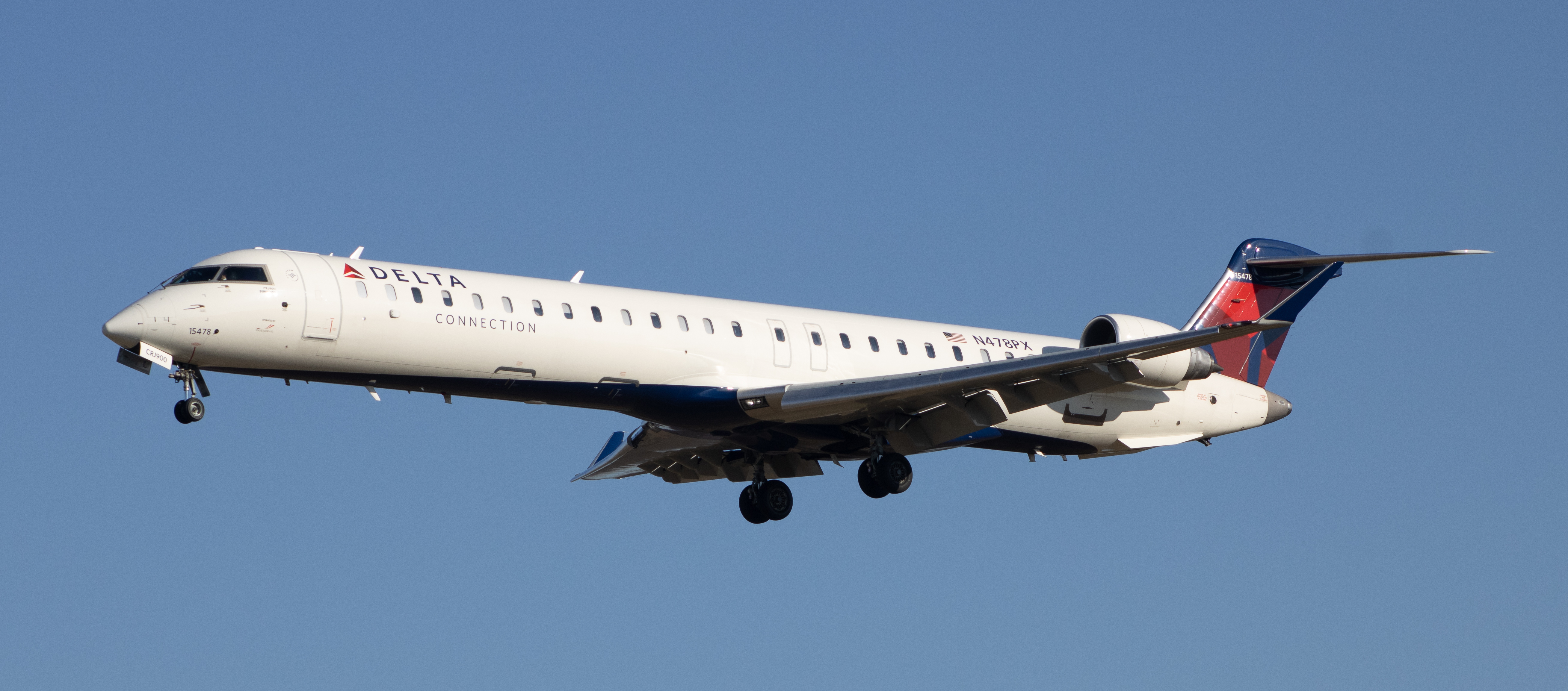 Full size: Delta Connection Mitsubishi CRJ-900 N478PX at Baltimore/Washington International Thurgood Marshall Airport