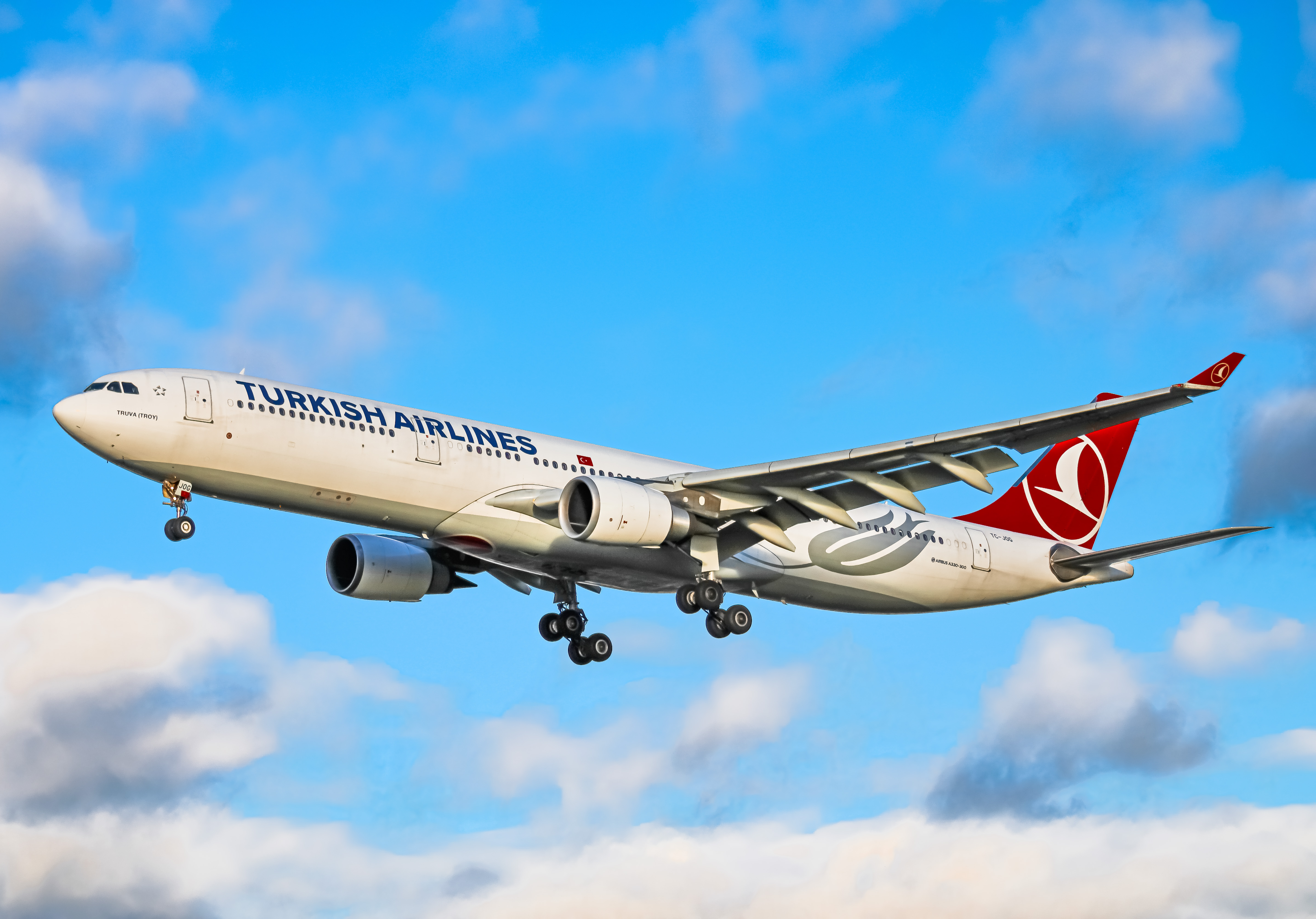 Full size: Turkish Airlines Airbus A330-300 TC-JOG at London Heathrow International Airport