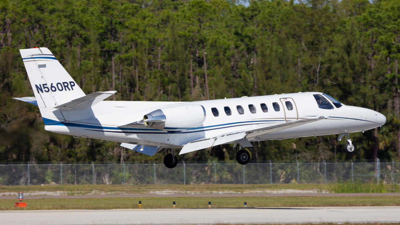 Full size: RLD Leasing Cessna Citation 560 Encore N560RP at Naples Municipal Airport