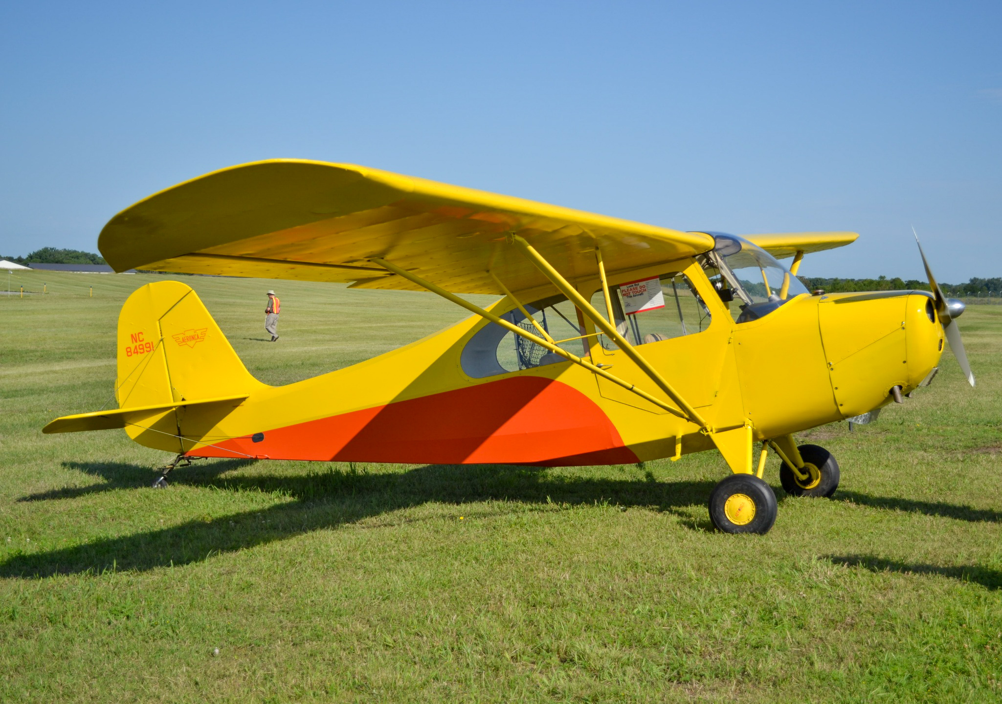 Full size: PRIVATE Aeronca 7AC Champion NC84991 at Detroit Lakes Airport