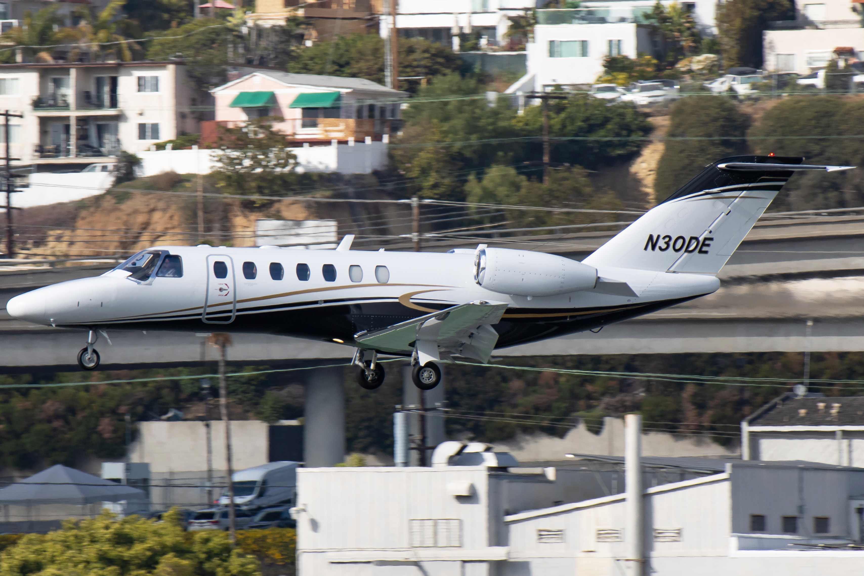 Full size: PRIVATE Cessna Citation CJ3 N30DE at San Diego International Airport