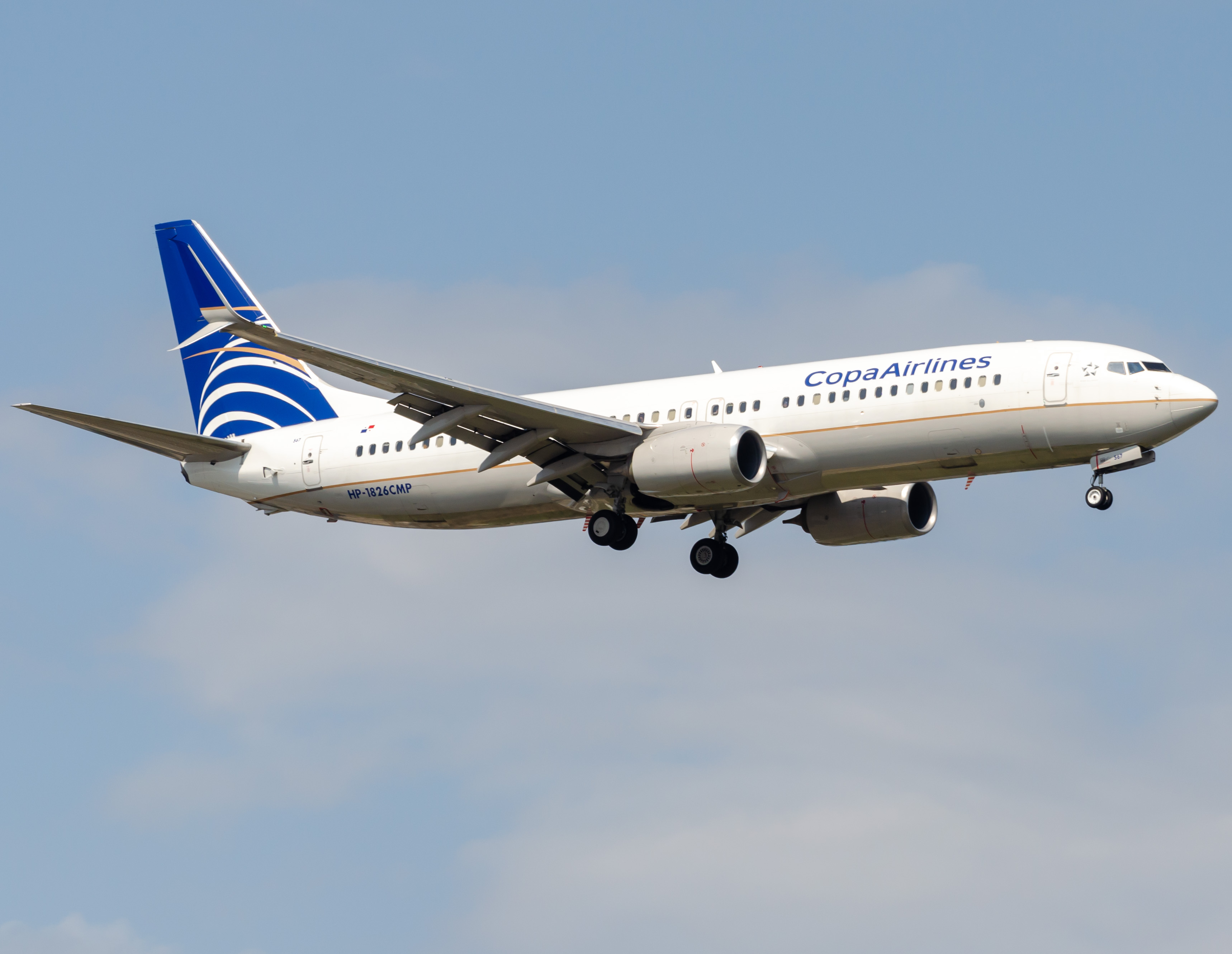 Full size: Copa Airlines Boeing 737-800 HP-1826CMP at John F. Kennedy International Airport
