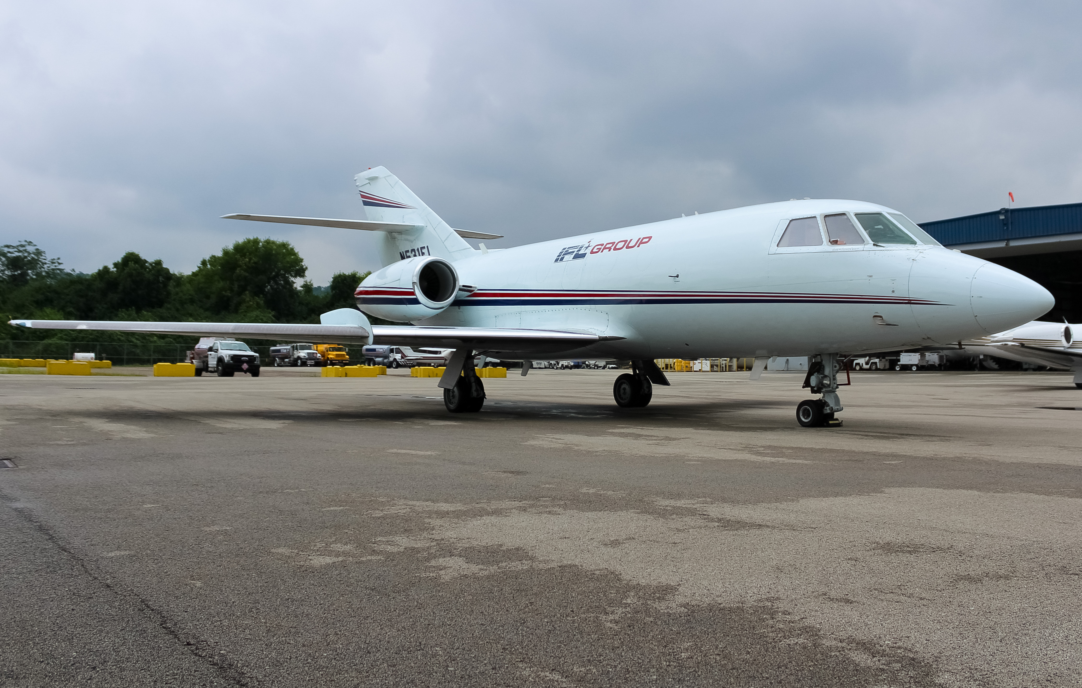 Full size: IFL Group Dassault Falcon 20 N531FL at Cincinnati Municipal Airport/Lunken Field