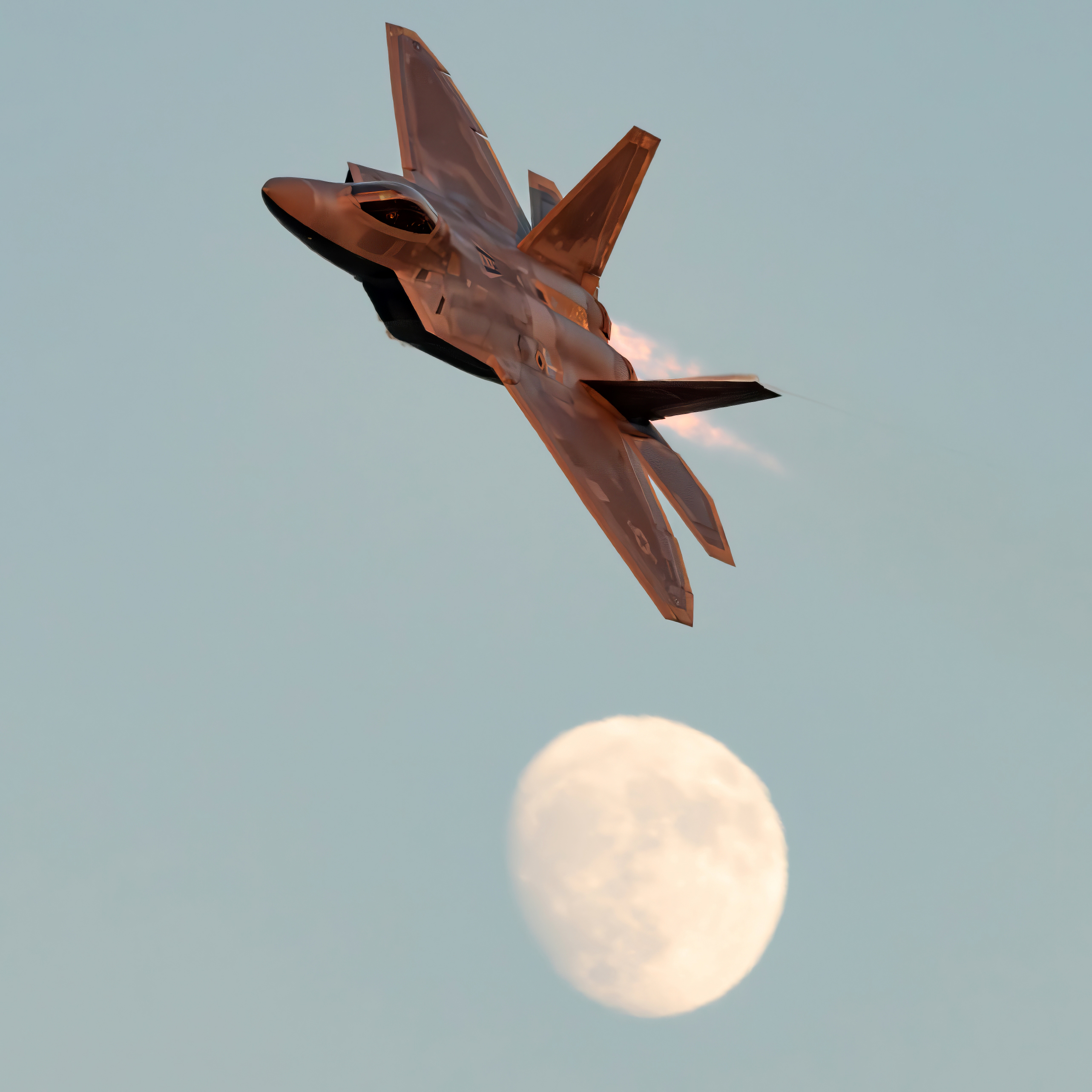 Full size: USAF - United States Air Force Lockheed Martin F-22A Raptor 08-4169 at Wittman Regional Airport