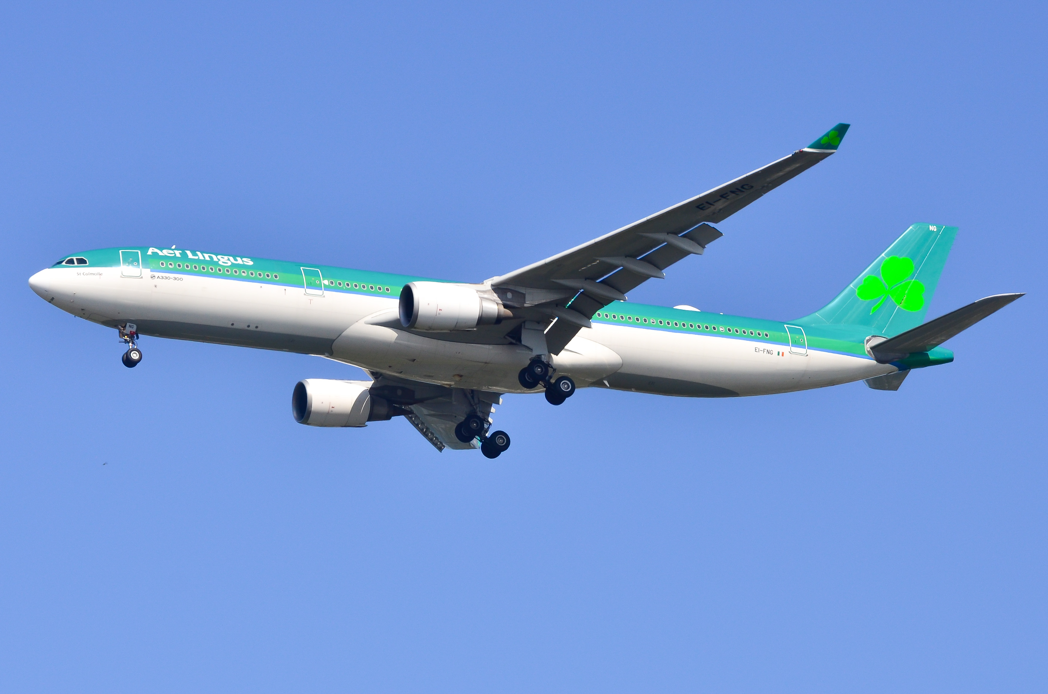 Full size: Aer Lingus Airbus A330-300 EI-FNG at John F. Kennedy International Airport