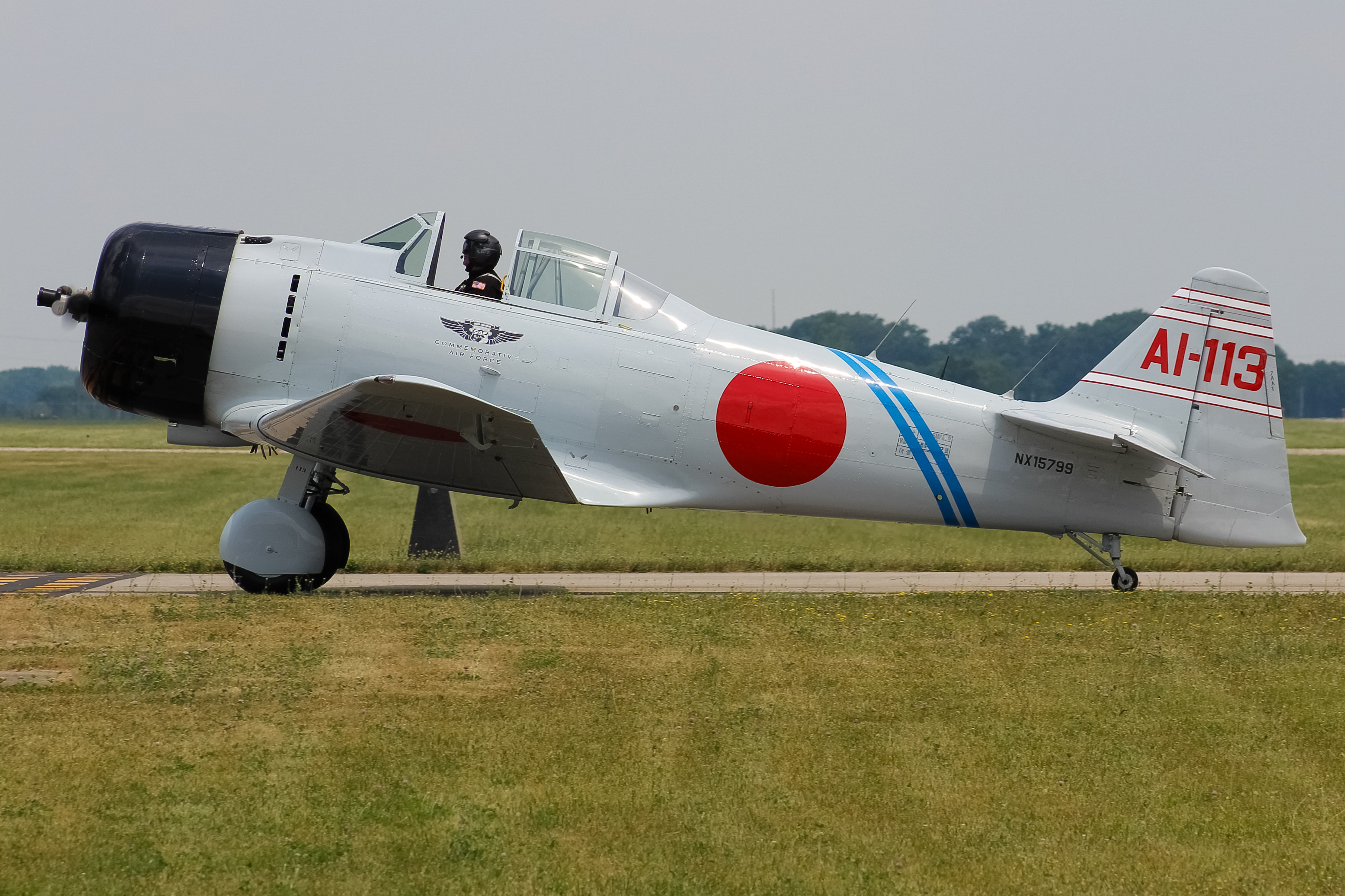 Full size: PRIVATE  North American T-6 Texan NX15799 at James M Cox Dayton International Airport