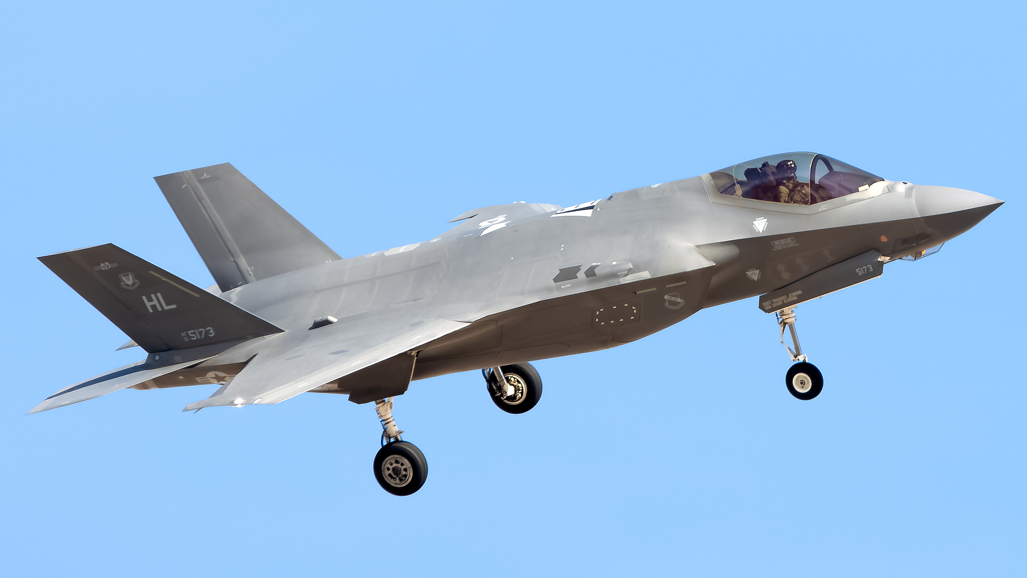 Full size: USAF - United States Air Force Lockheed Martin F-35 Lightning 15-5173 at Nellis Air Force Base